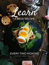 Learn a new recipe every two weeks