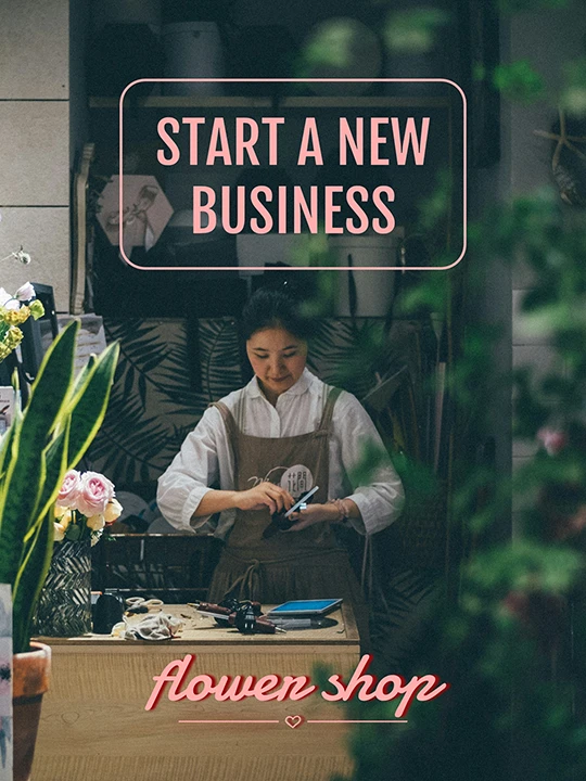 Start a new business: flower shop