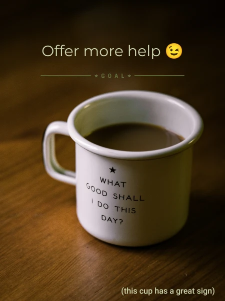 Volunteer a lot (more)