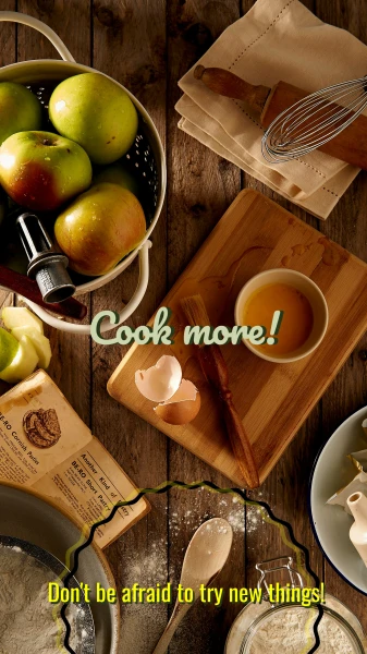 Learn to cook new recipes!