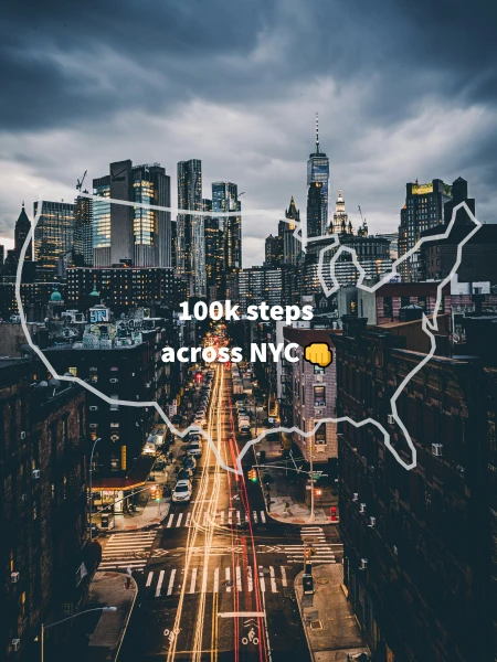 Walk 100k steps IN A DAY 🤩