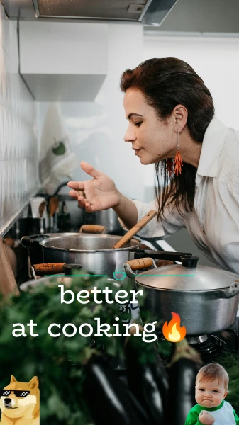Better at cooking