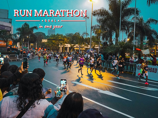 Goal example: run marathon