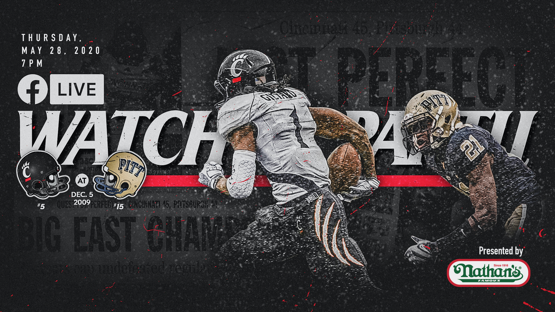 2009 #5 Cincinnati Bearcats vs. #15 Pittsburgh Panthers
