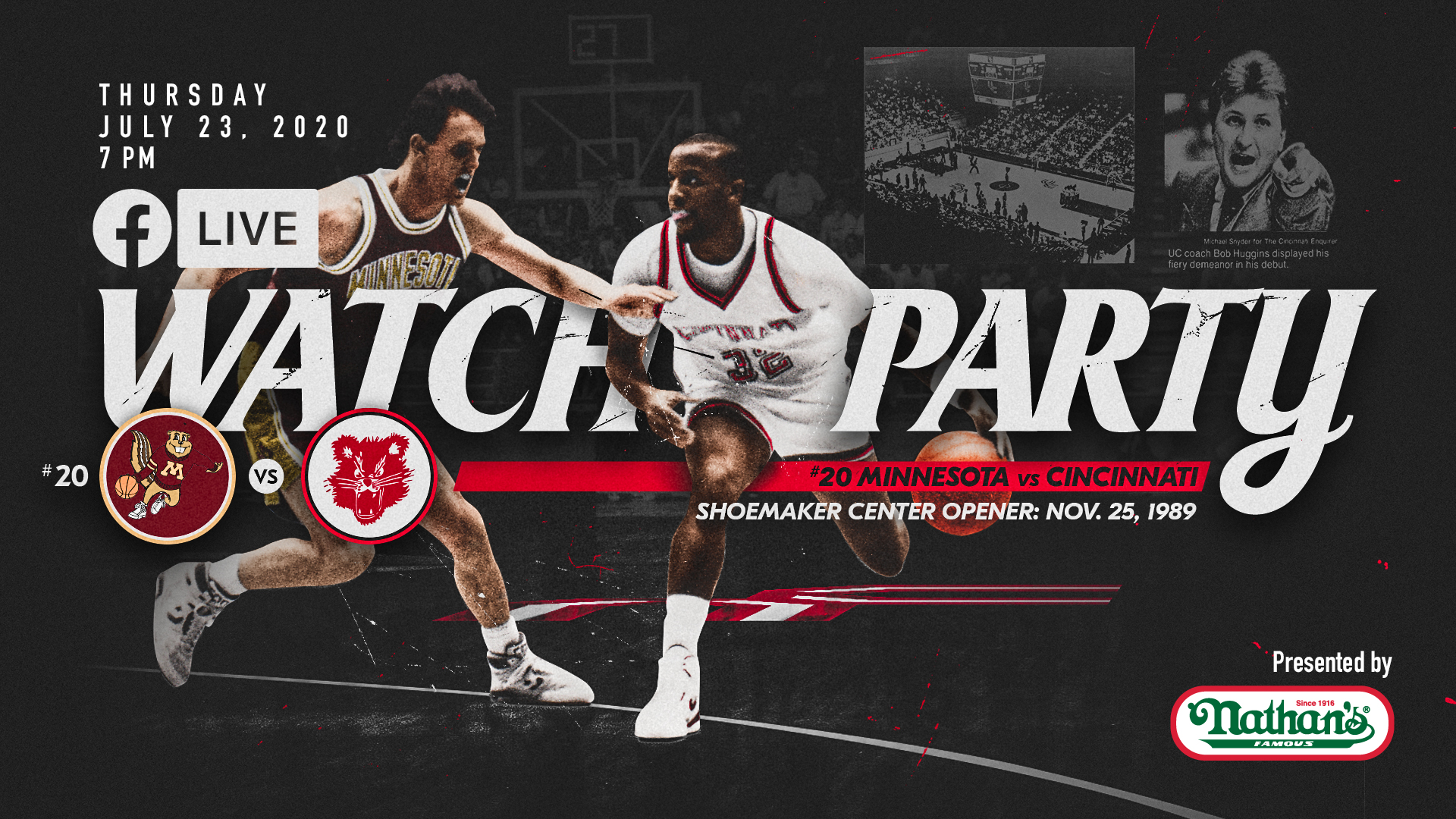 1988-1989 Cincinnati Bearcats vs. #20 Minnesota Golden Gophers 
