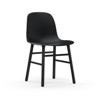 Form stol svart / svart ek