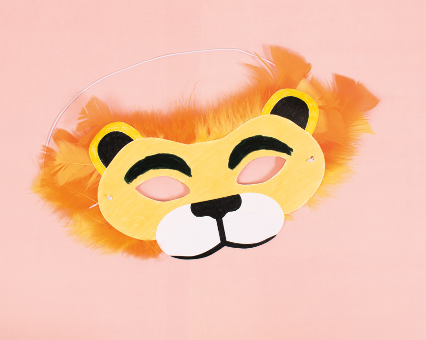 Make your own lion mask