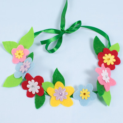 Felt Flowers Sewing Pattern for garland, headband, bouquet – Little Dear  Shop