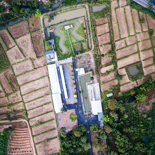 factory bird-eye