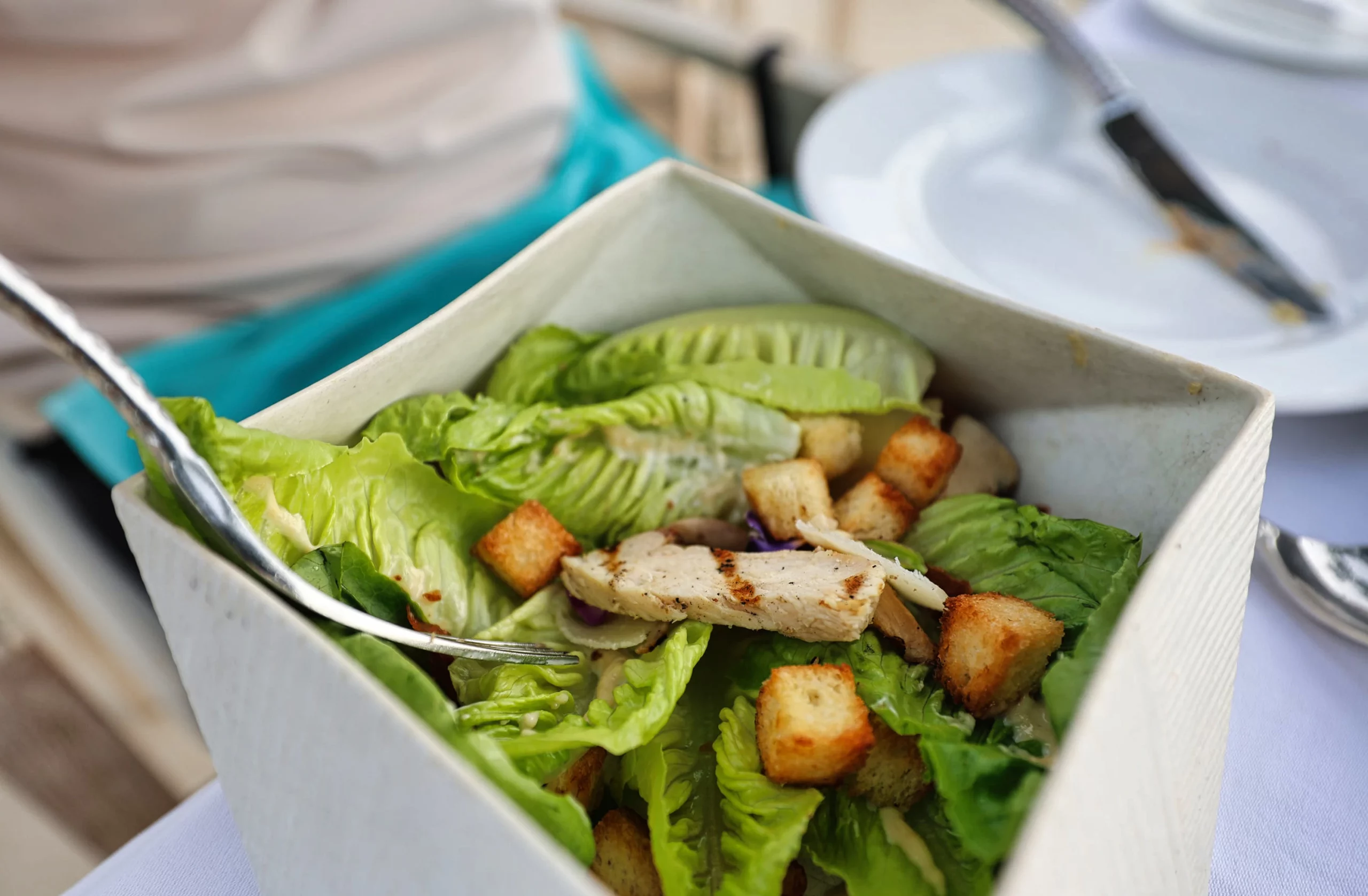 Healthy salad option during travel