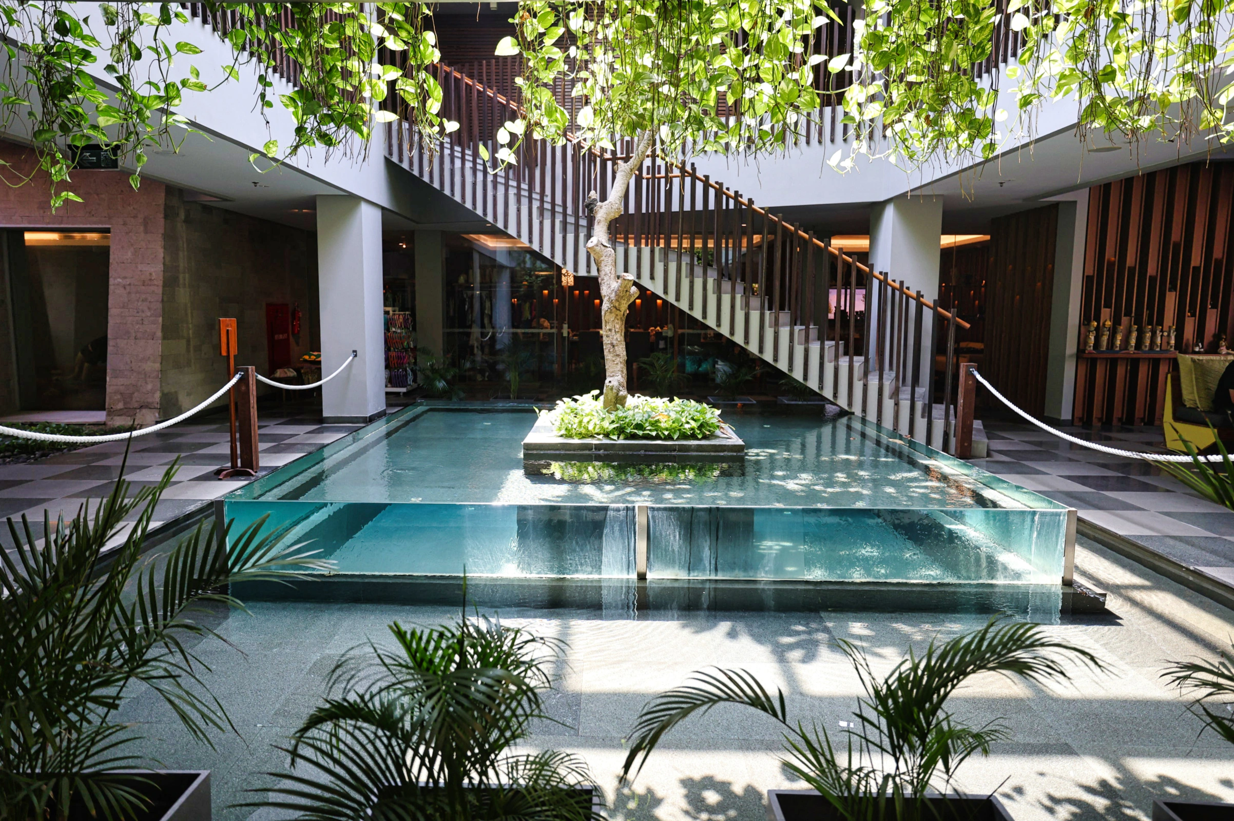 Spa boutique at Maya Sanur with products and souvenirs