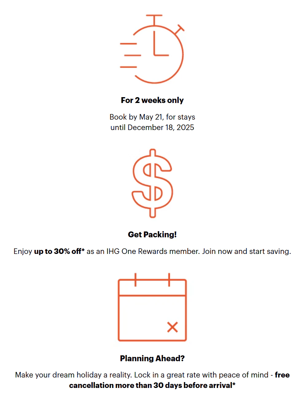 IHG promotion period and benefits guide