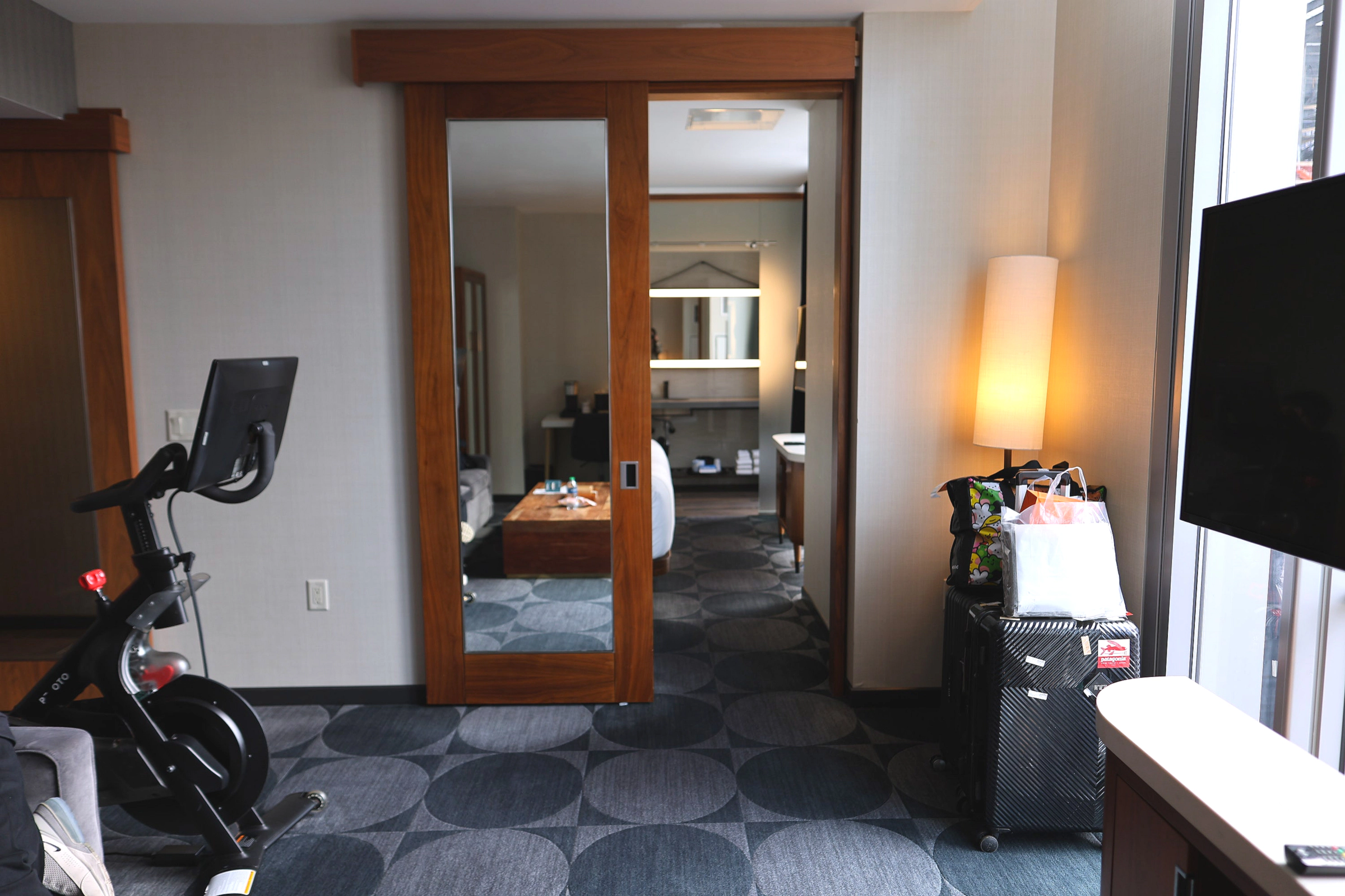 Interior bike inside the HY36 Manhattan Suite