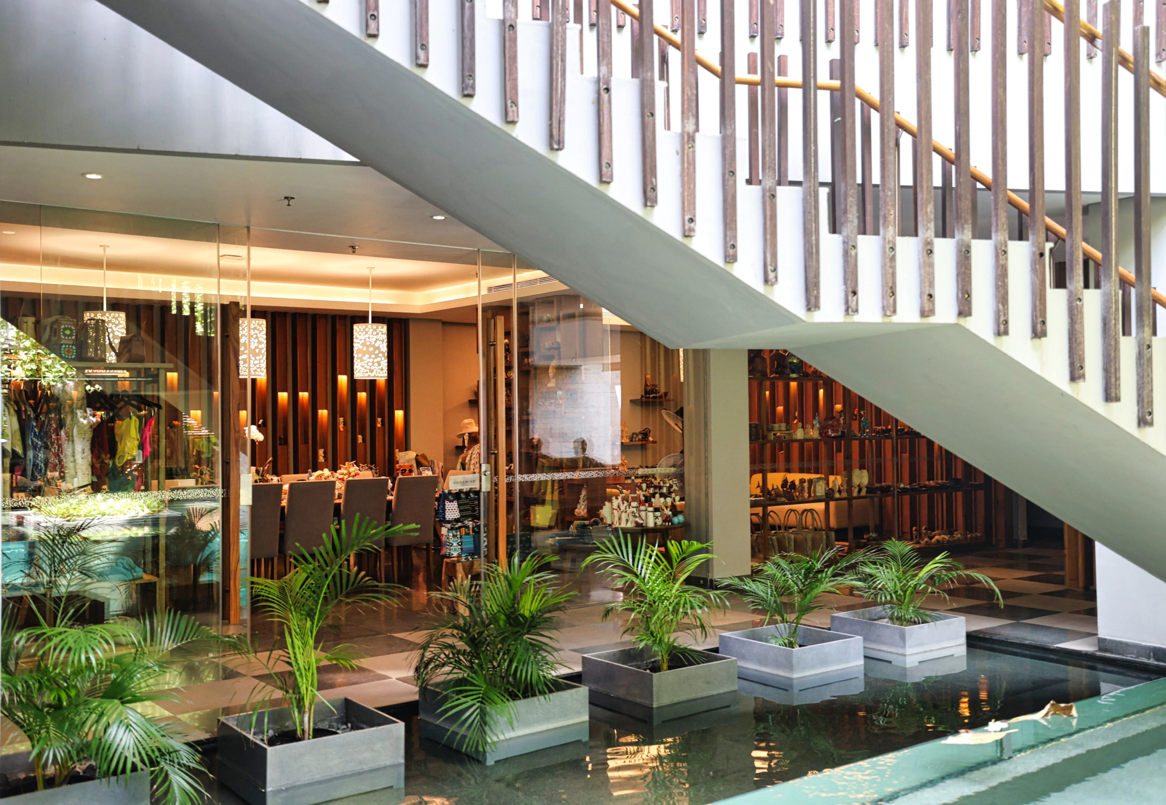 Retail therapy at the resort spa