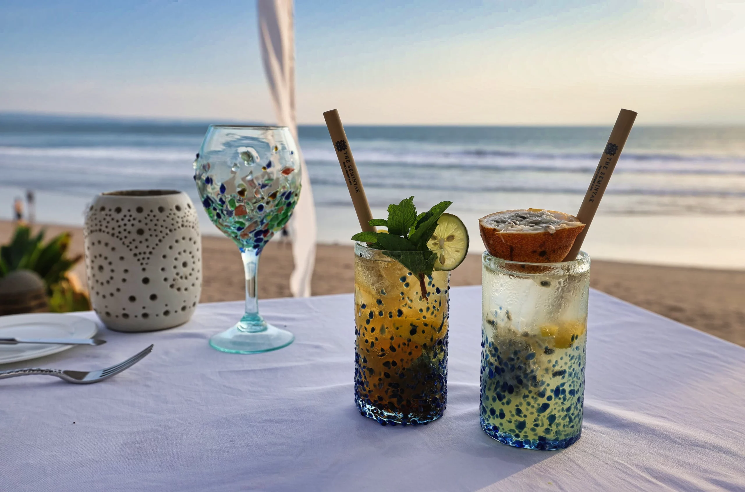 Refreshing mocktails served at Sanje