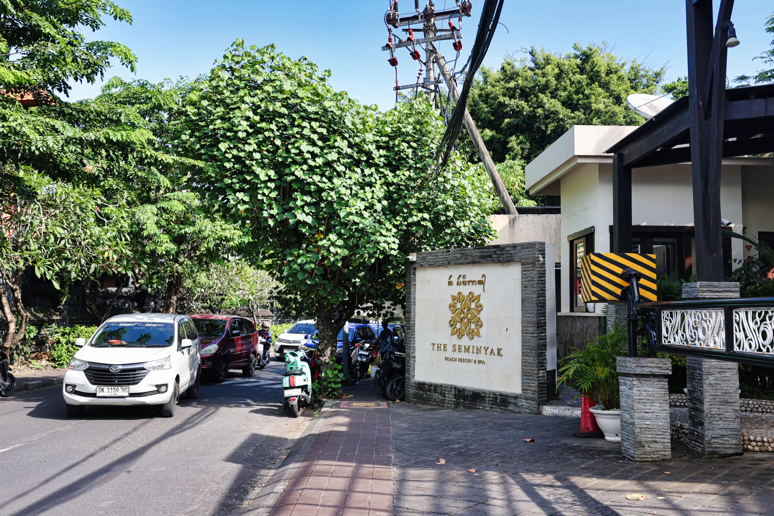 Trendy shopping and sunset town in Bali
