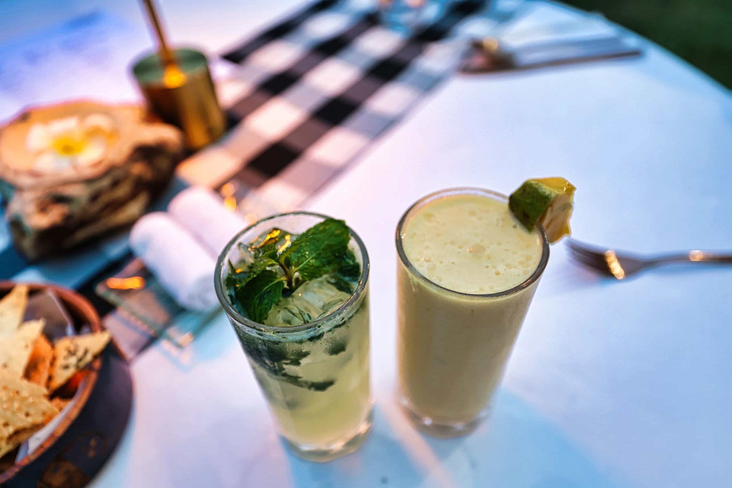 Mocktail mojito and mango shake at Mayasari