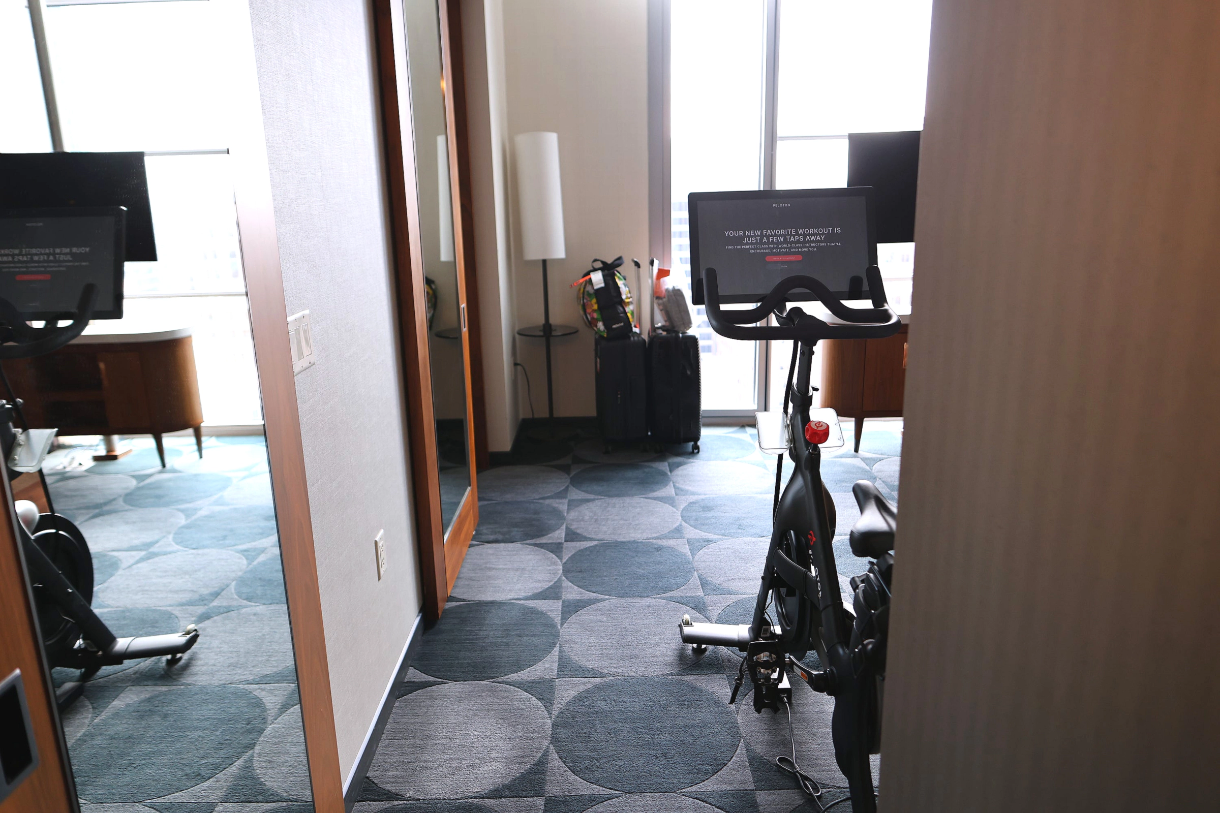 Interior bike inside the HY36 Manhattan Suite
