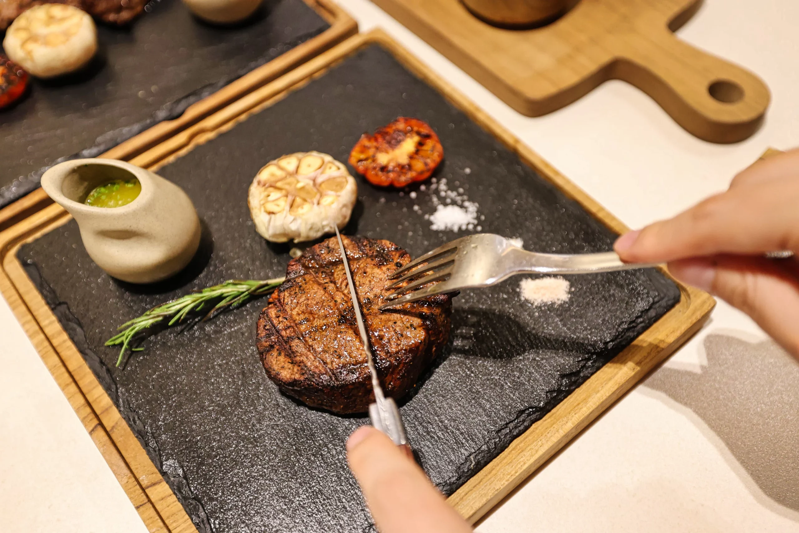 USDA tenderloin steak cooked to perfection