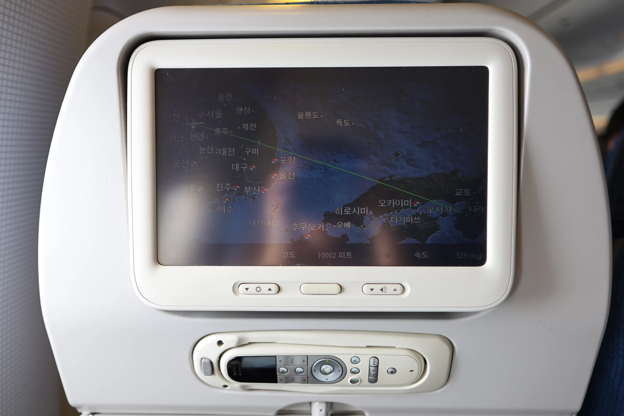 Economy class seat storage