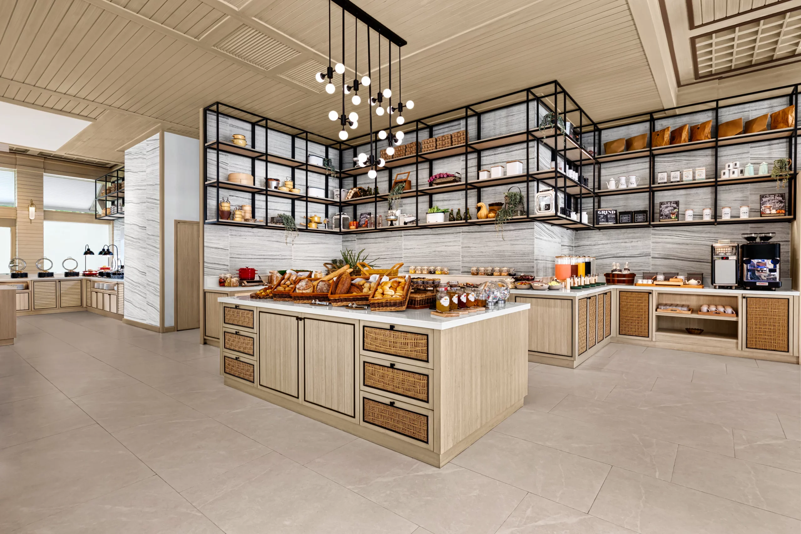 Buffet spread at The Phuket Eatery restaurant