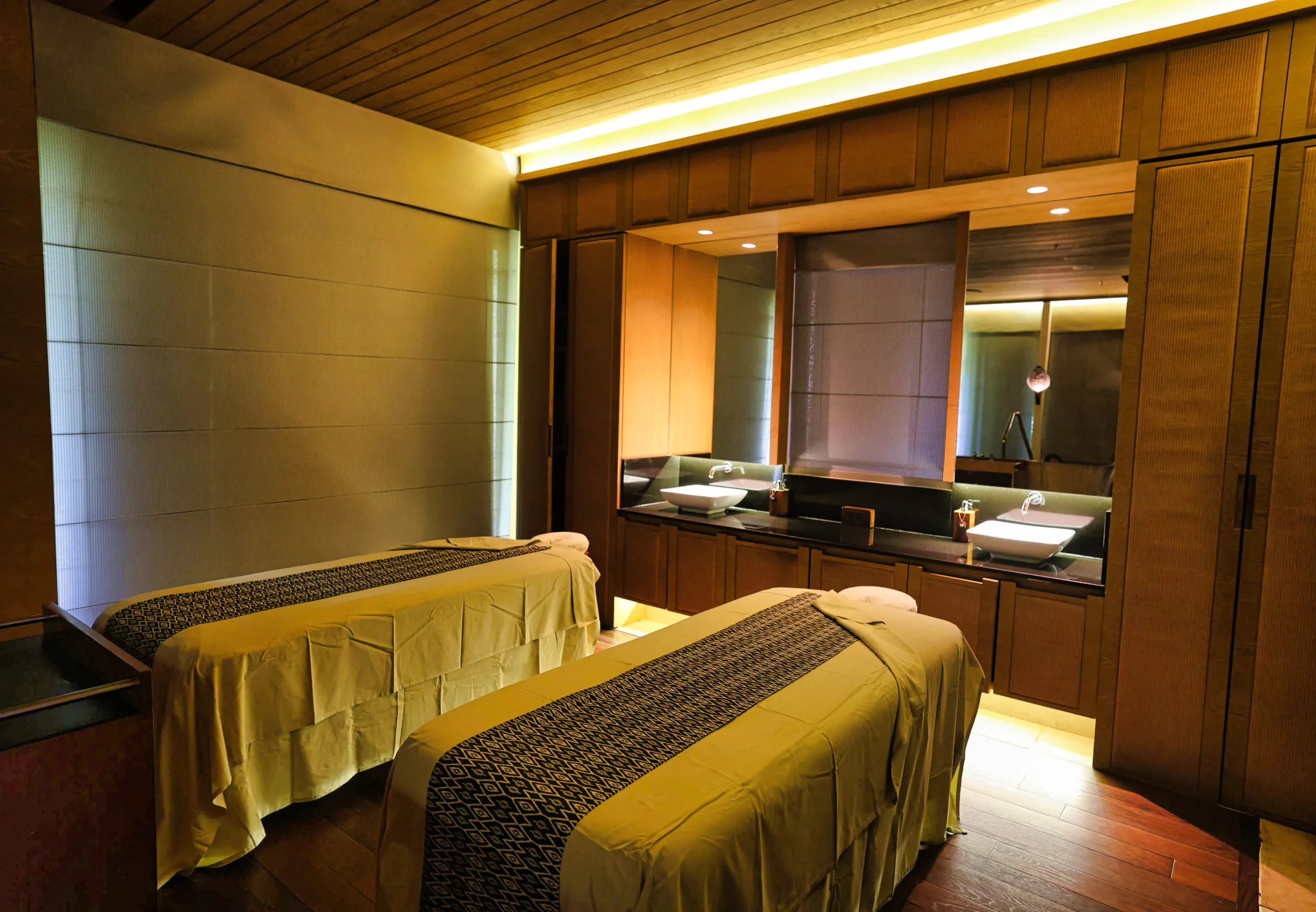 Balinese massage session at The Ritz-Carlton Bali