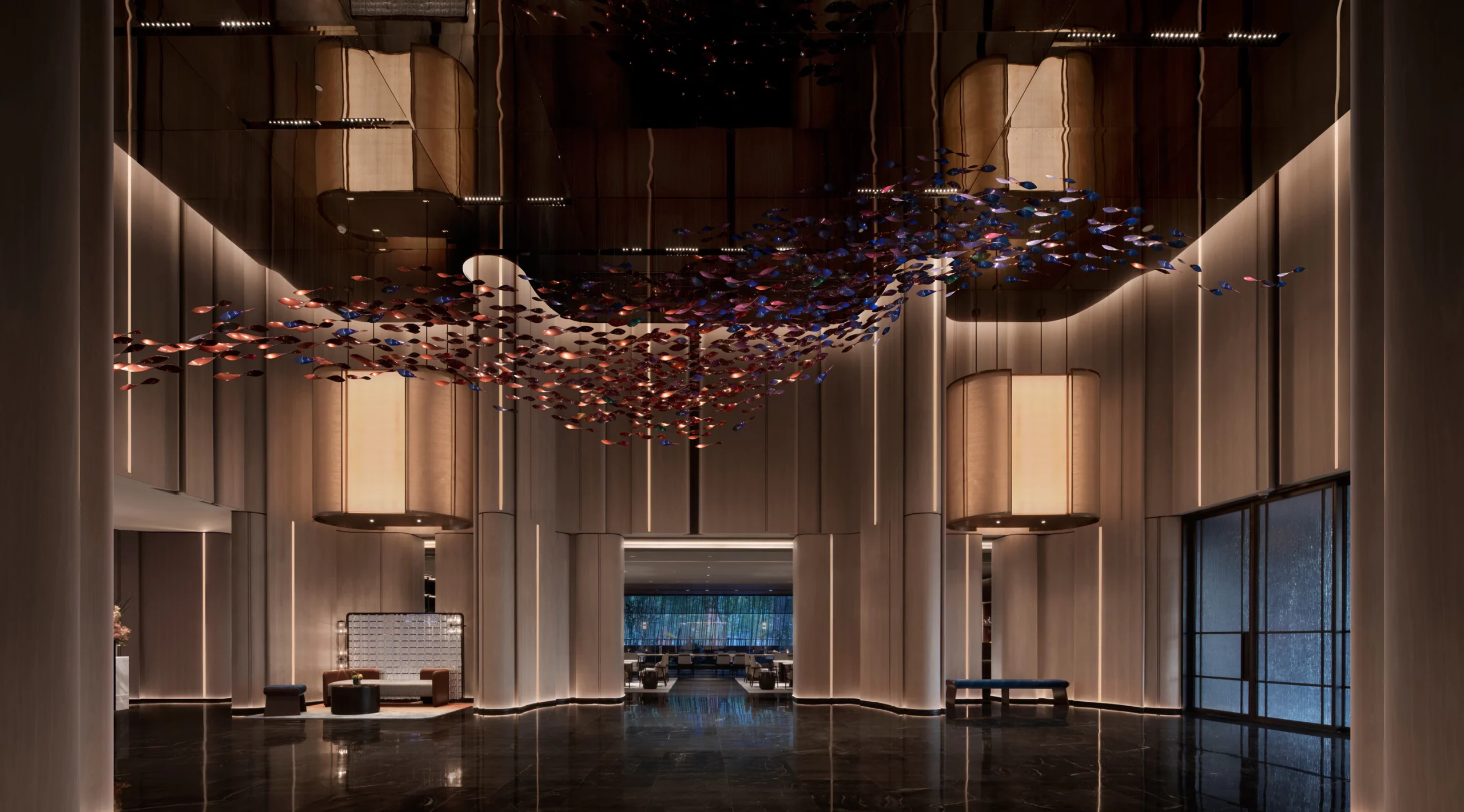 HUALUXE Changfeng Park lobby interior design