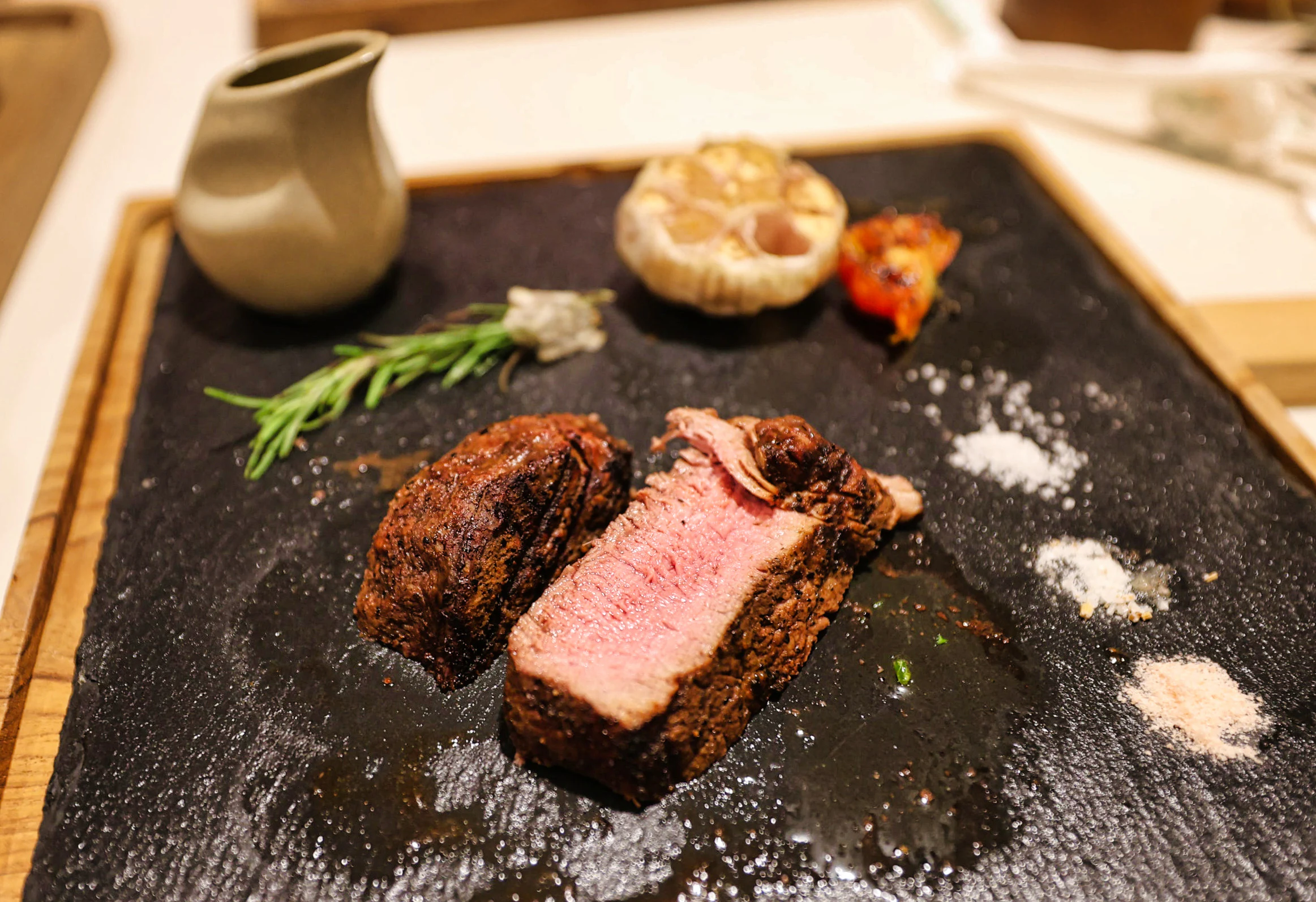 USDA tenderloin steak cooked to perfection