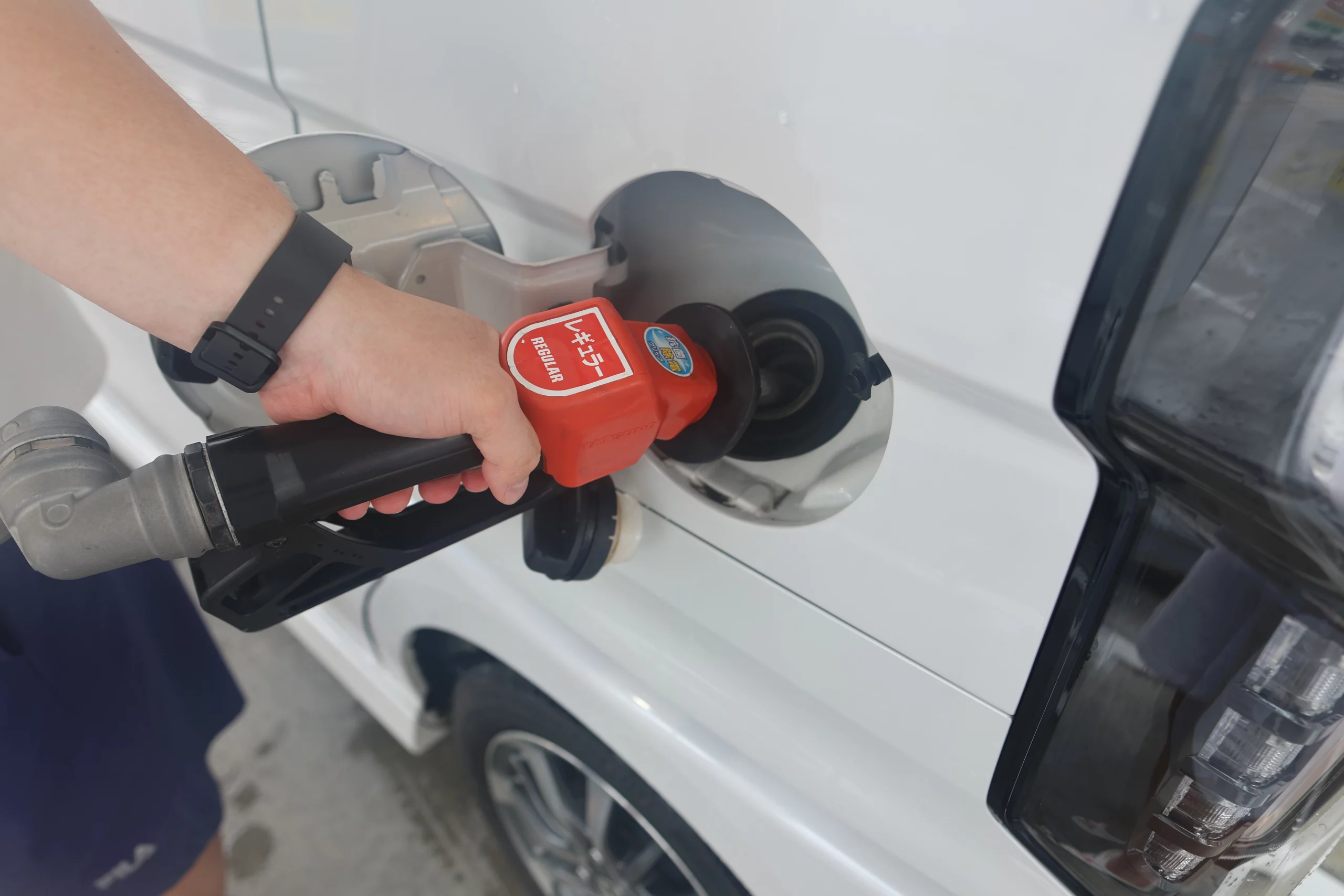 Self-serve gas station Okinawa