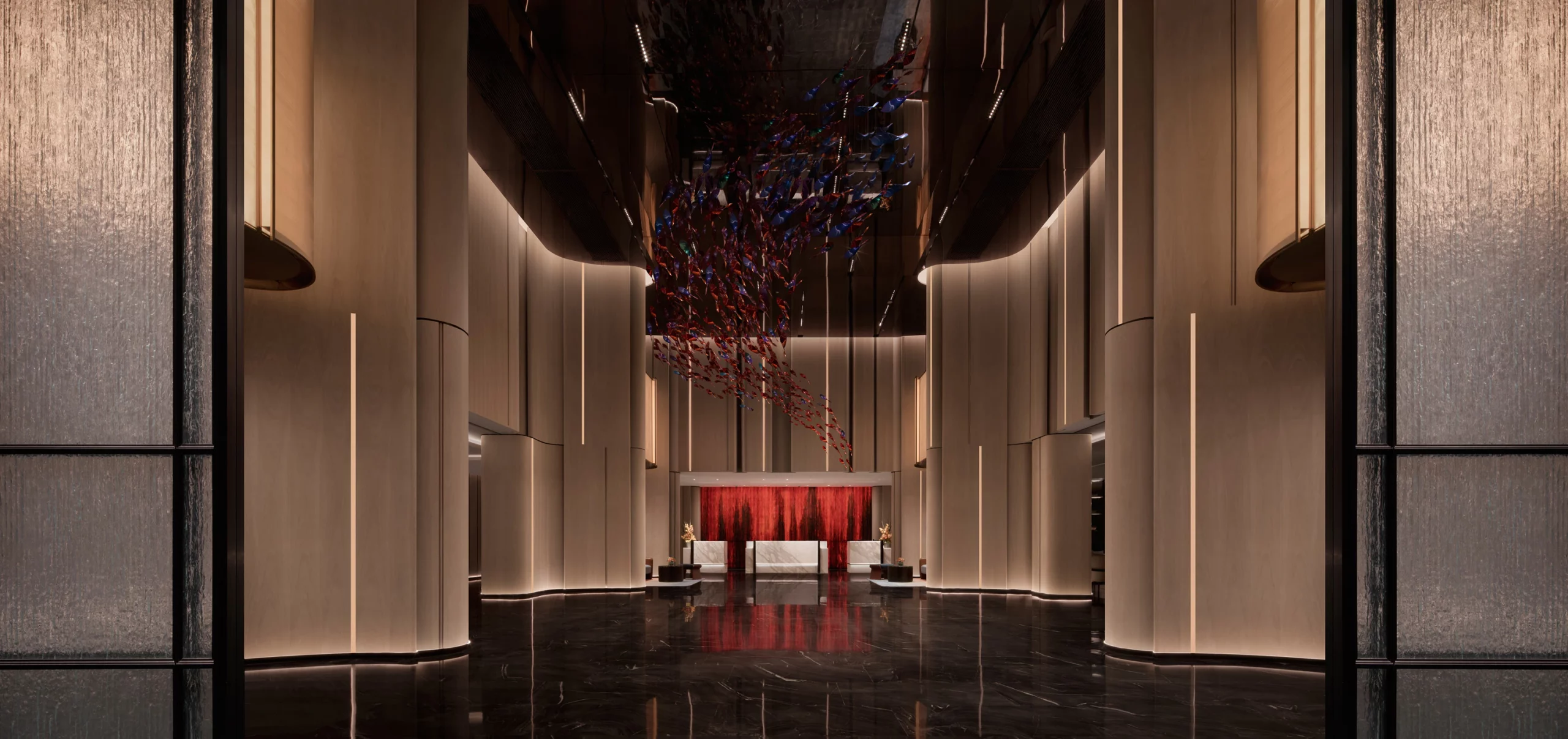 HUALUXE Changfeng Park lobby interior design