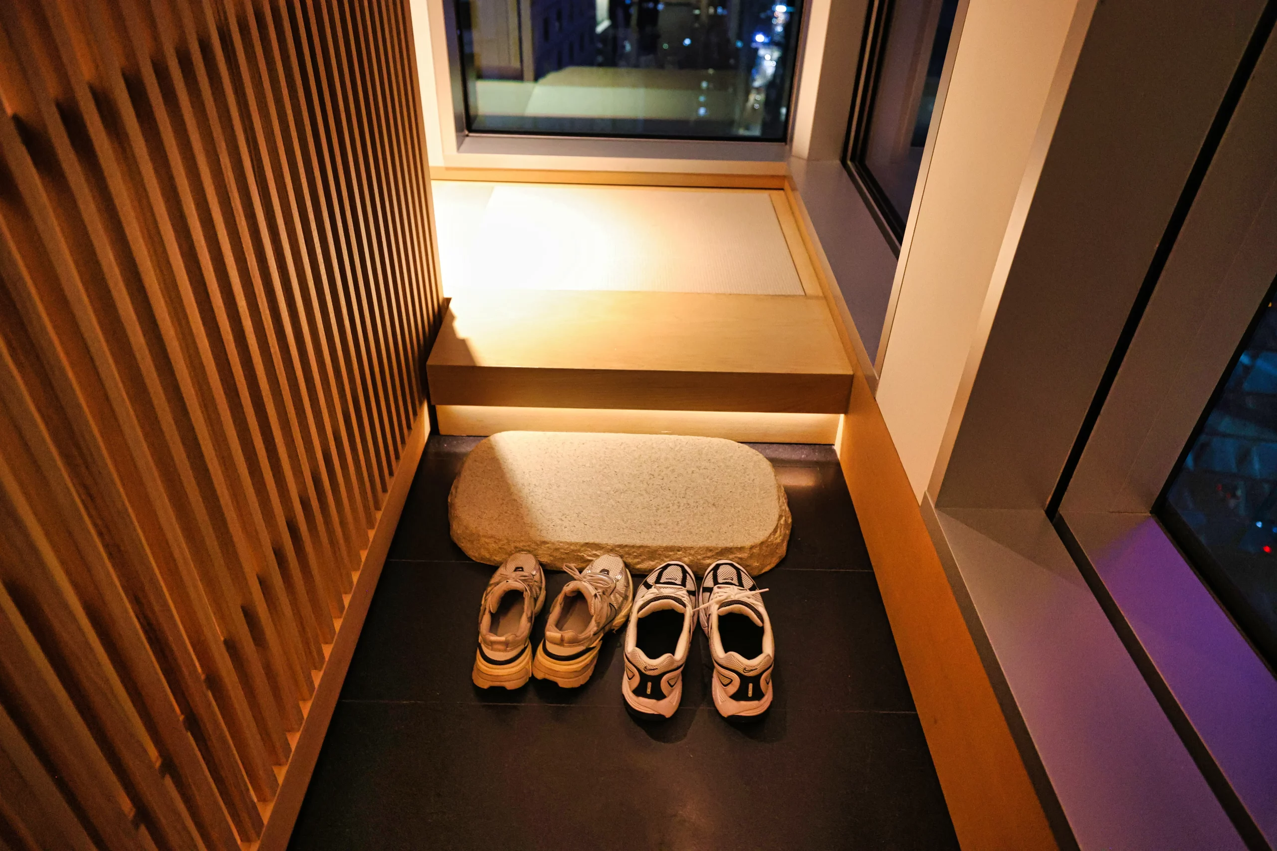 Japanese-style tatami room at AKI Hong Kong