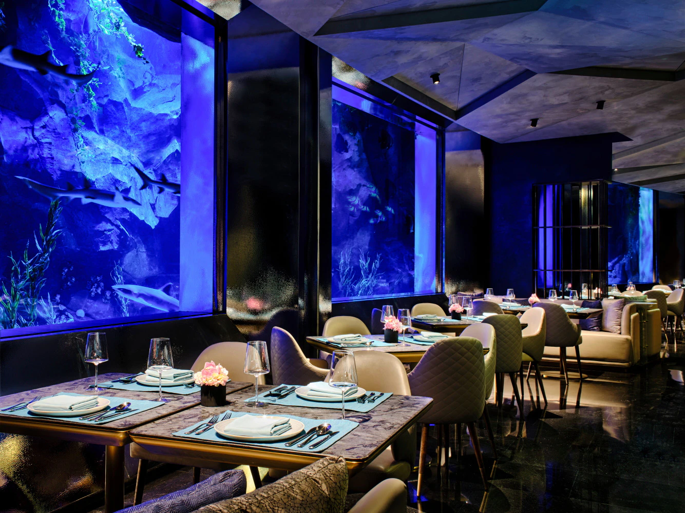 Mr. Fisher underwater restaurant at InterContinental Shanghai Wonderland