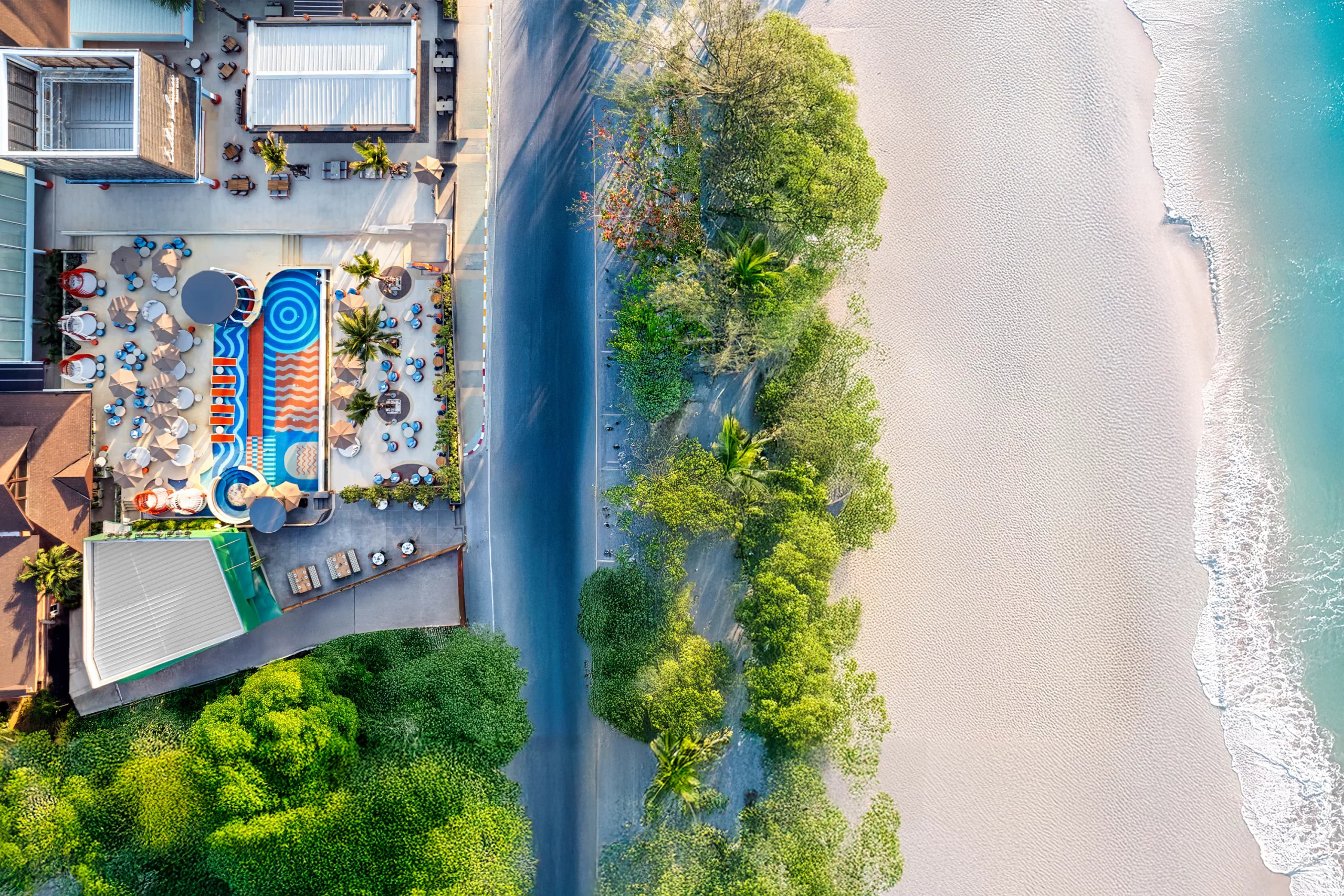 View of Patong Beach from the resort