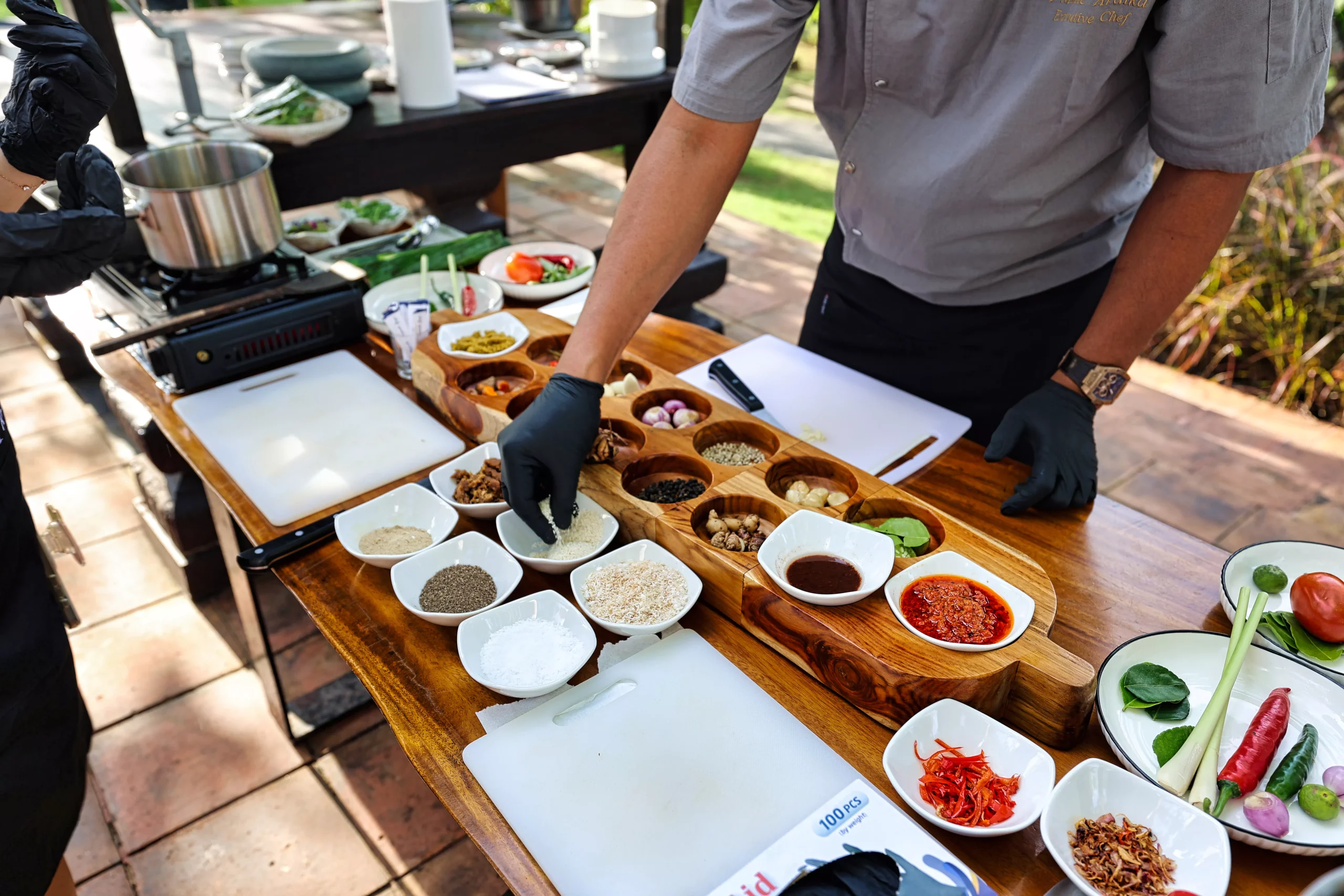 Learning about Balinese ingredients