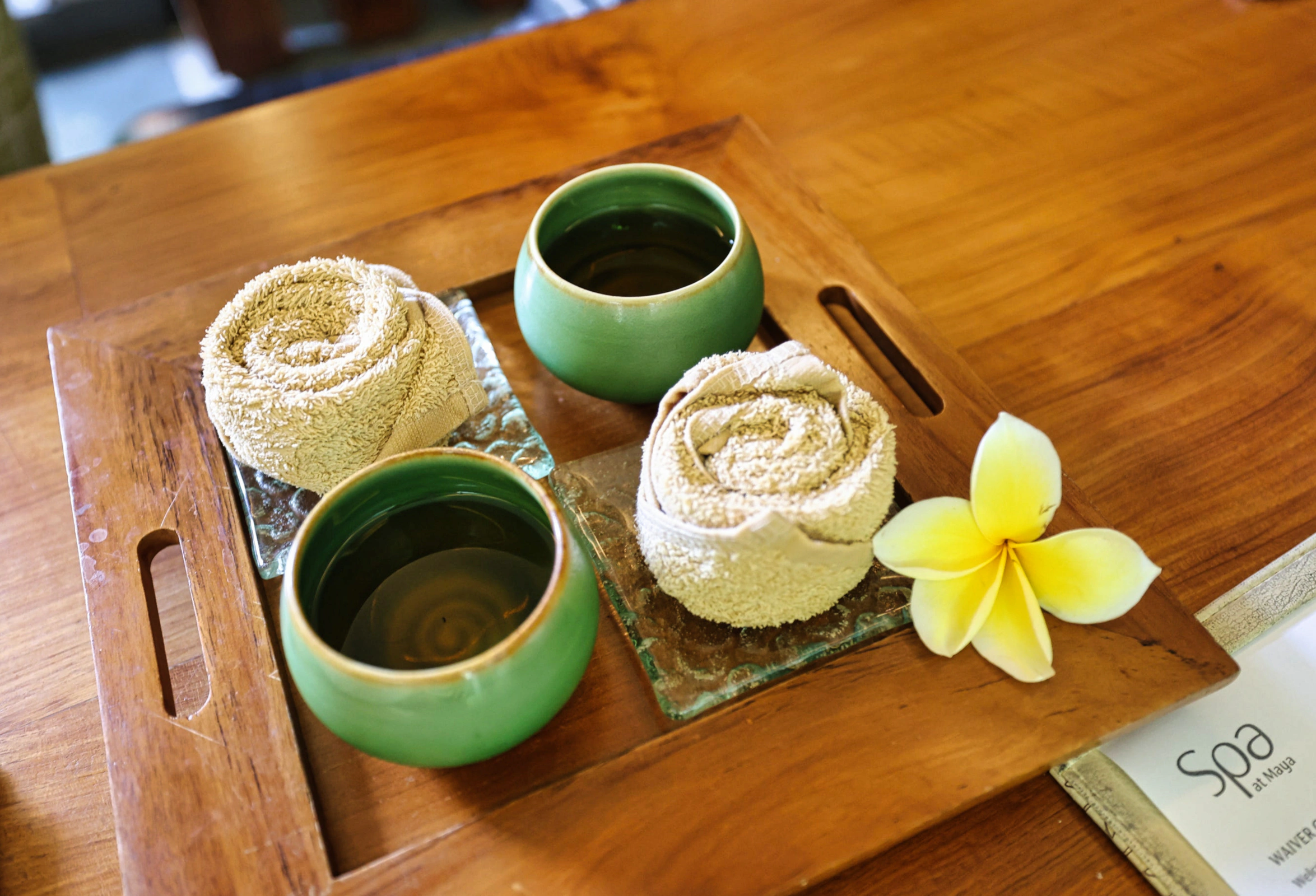 spa welcome drink