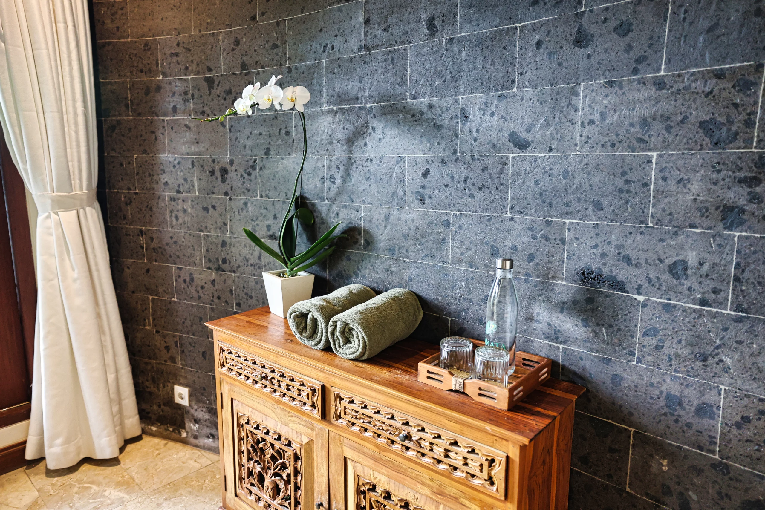 Spa room with jungle view at Champaka Spa