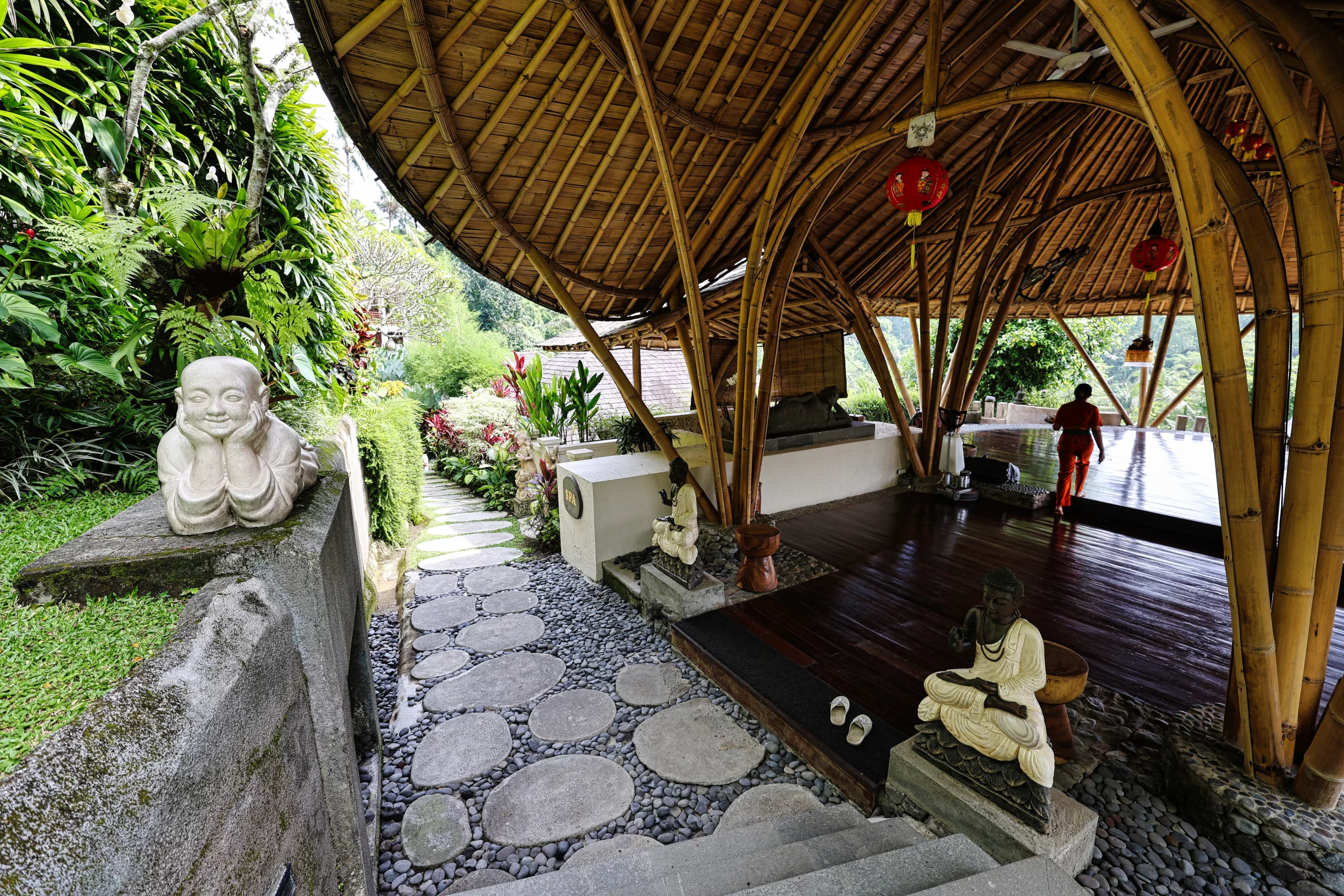 Yoga pavilion at Jannata Resort