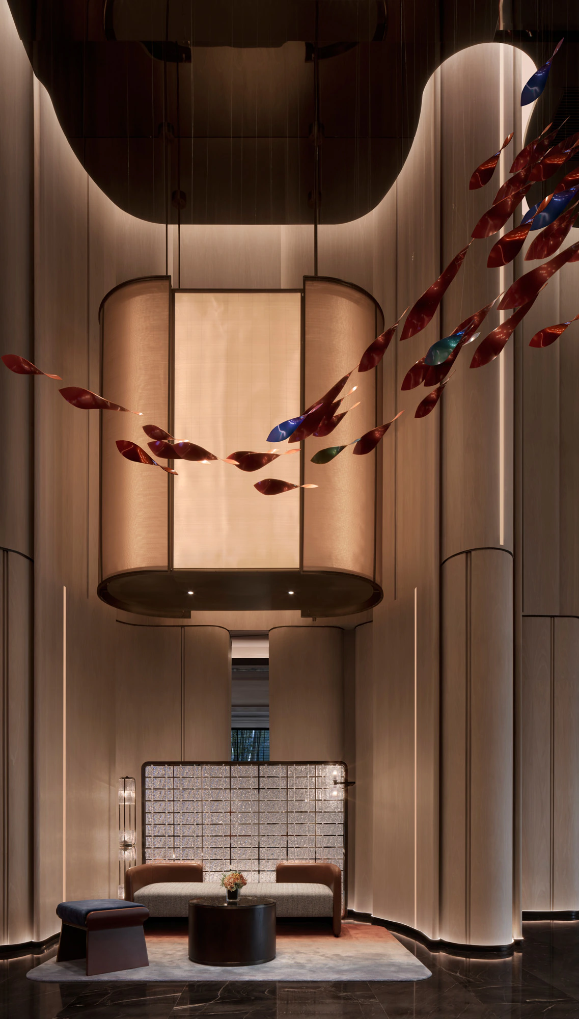 HUALUXE Changfeng Park lobby interior design