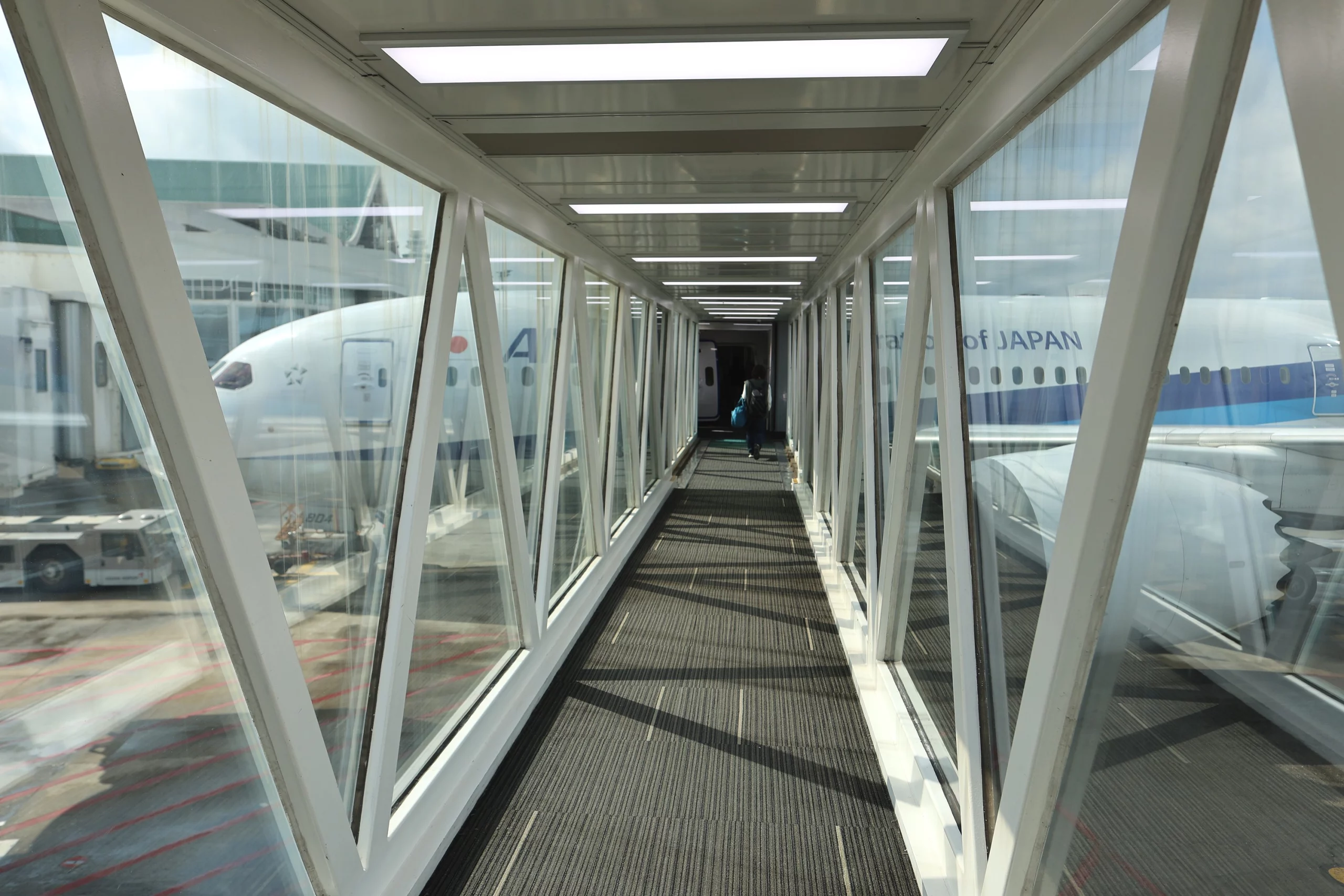 Boarding bridge at Gimpo Airport