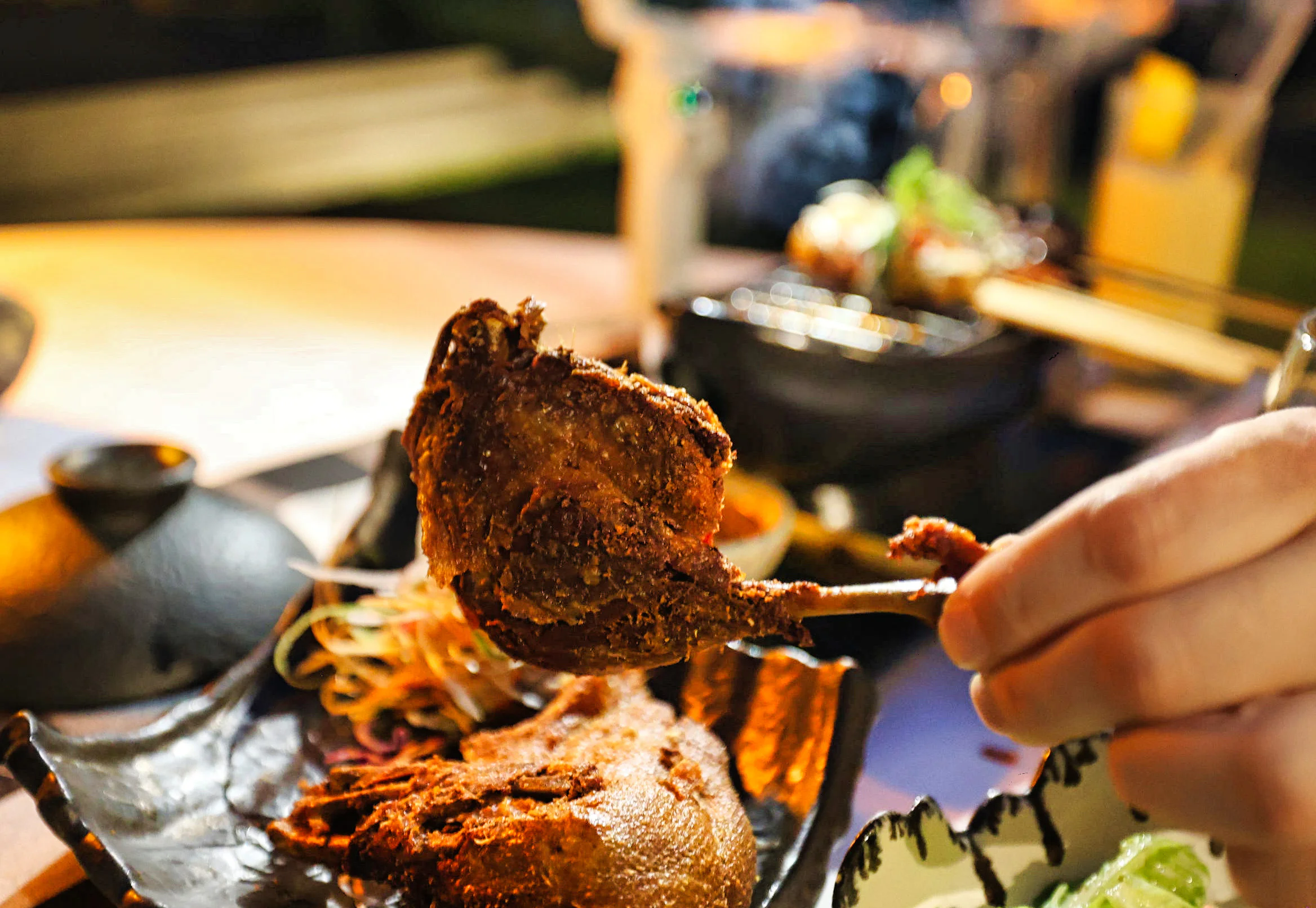 Ubud crispy duck at Mayasari