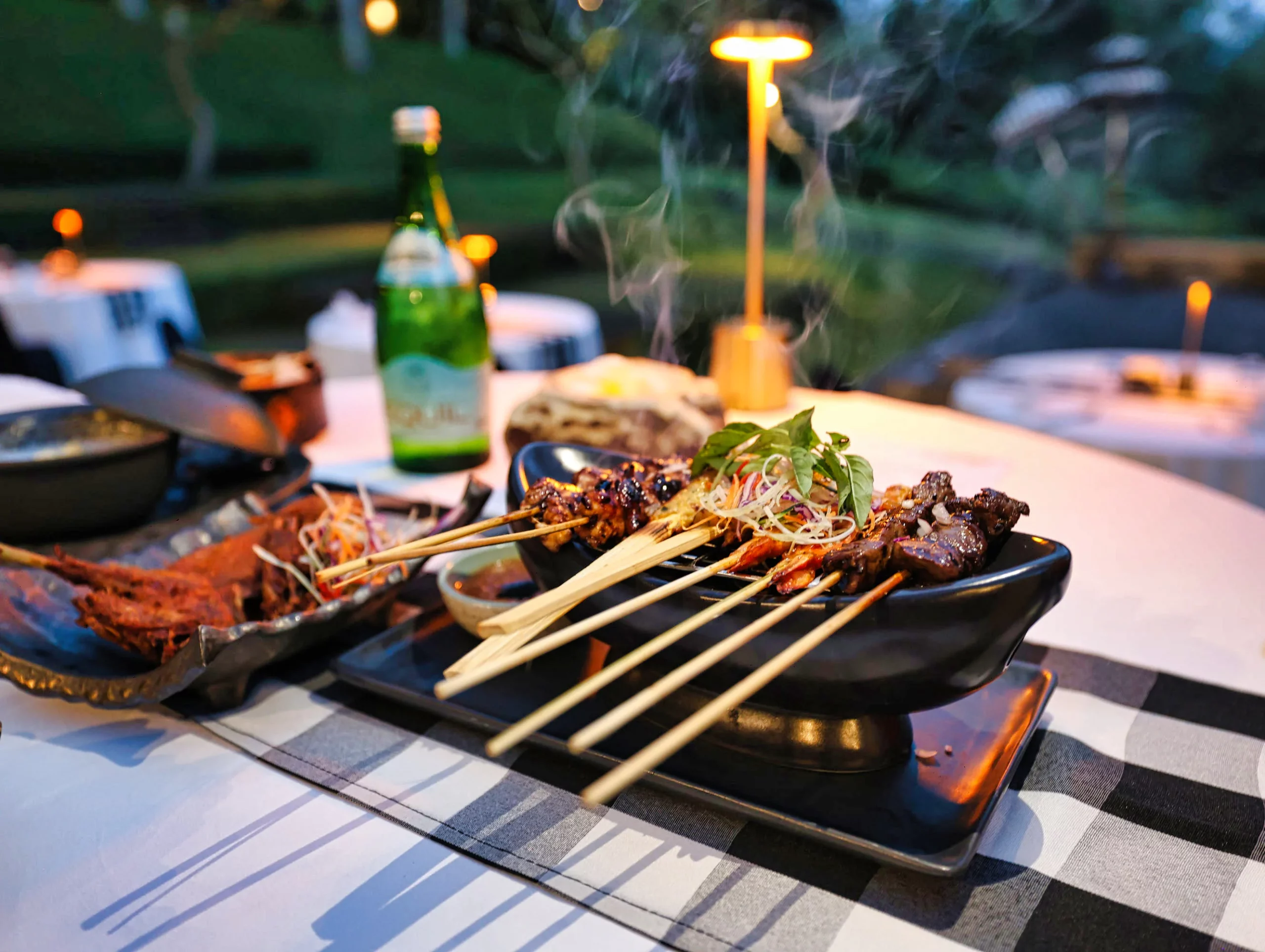 Balinese sate platter at Mayasari