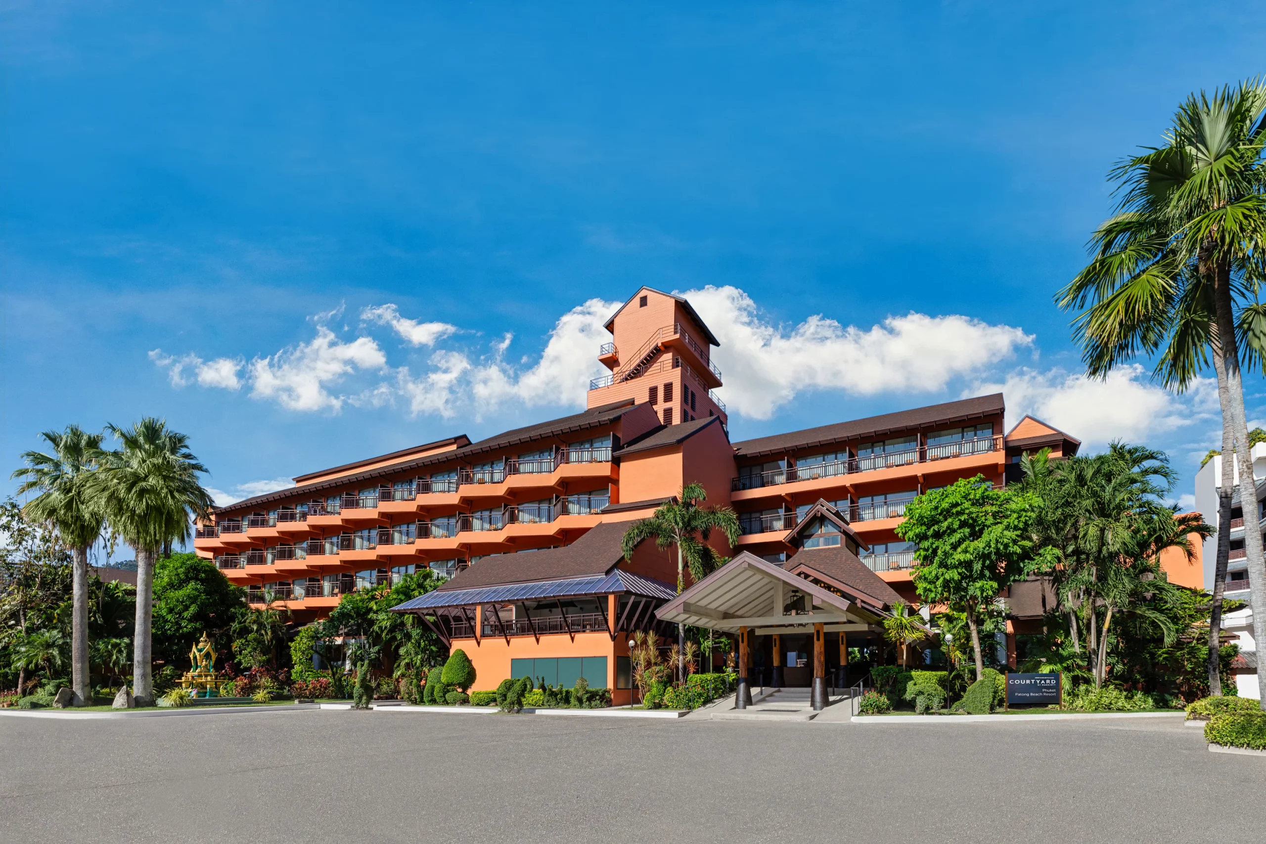 Entrance or exterior of Courtyard Marriott Patong