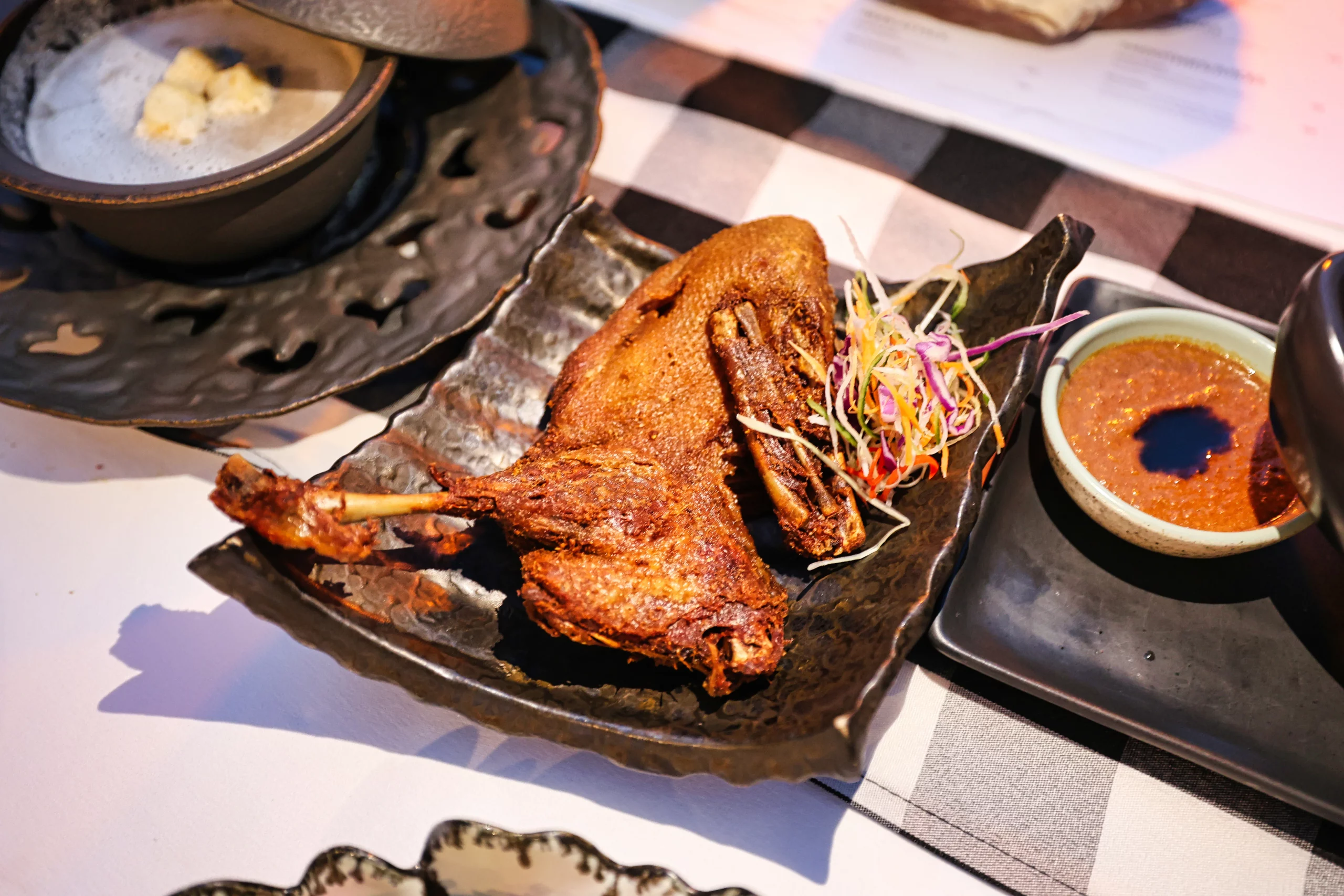 Ubud crispy duck at Mayasari