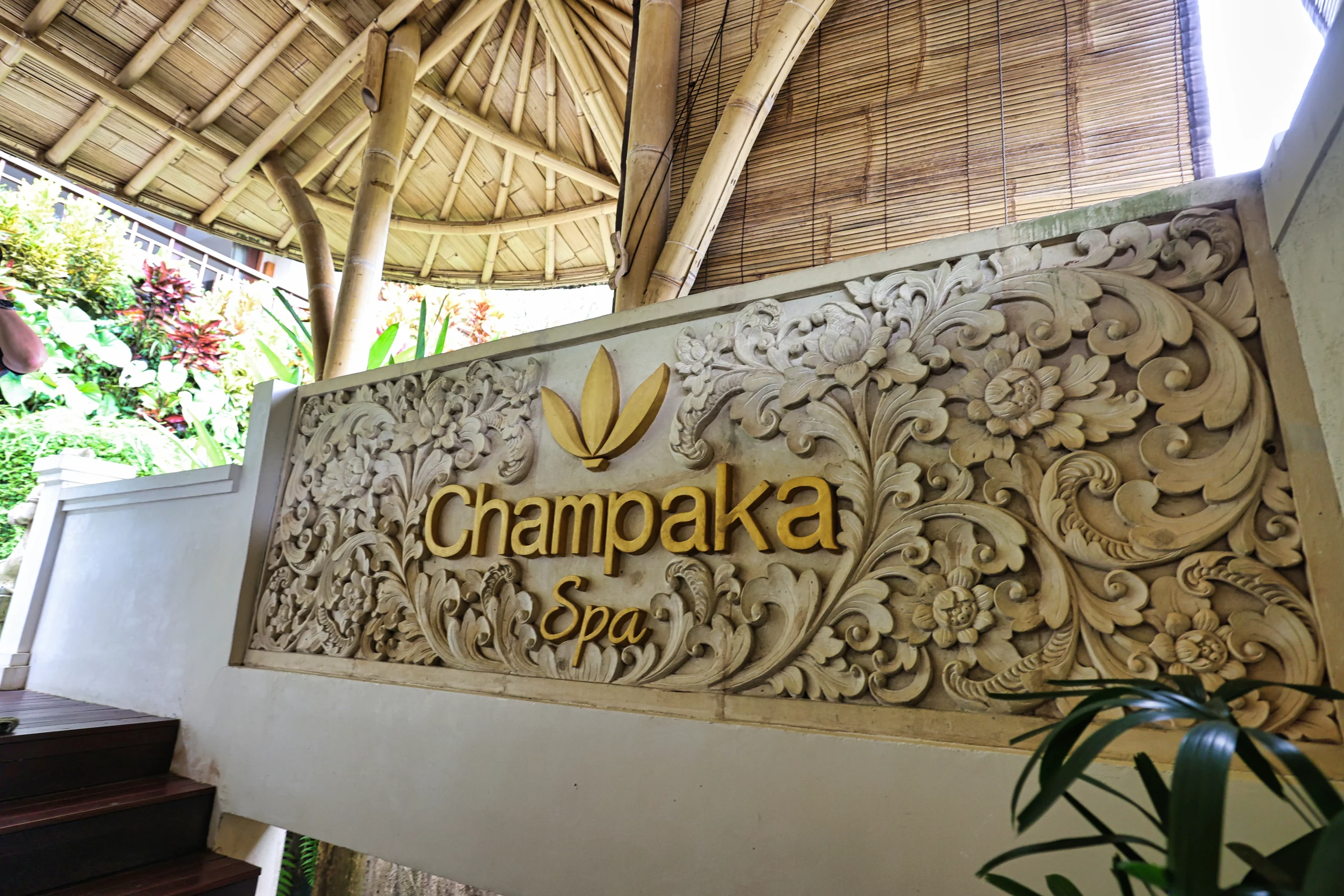 Welcome area of Champaka Spa in Bali