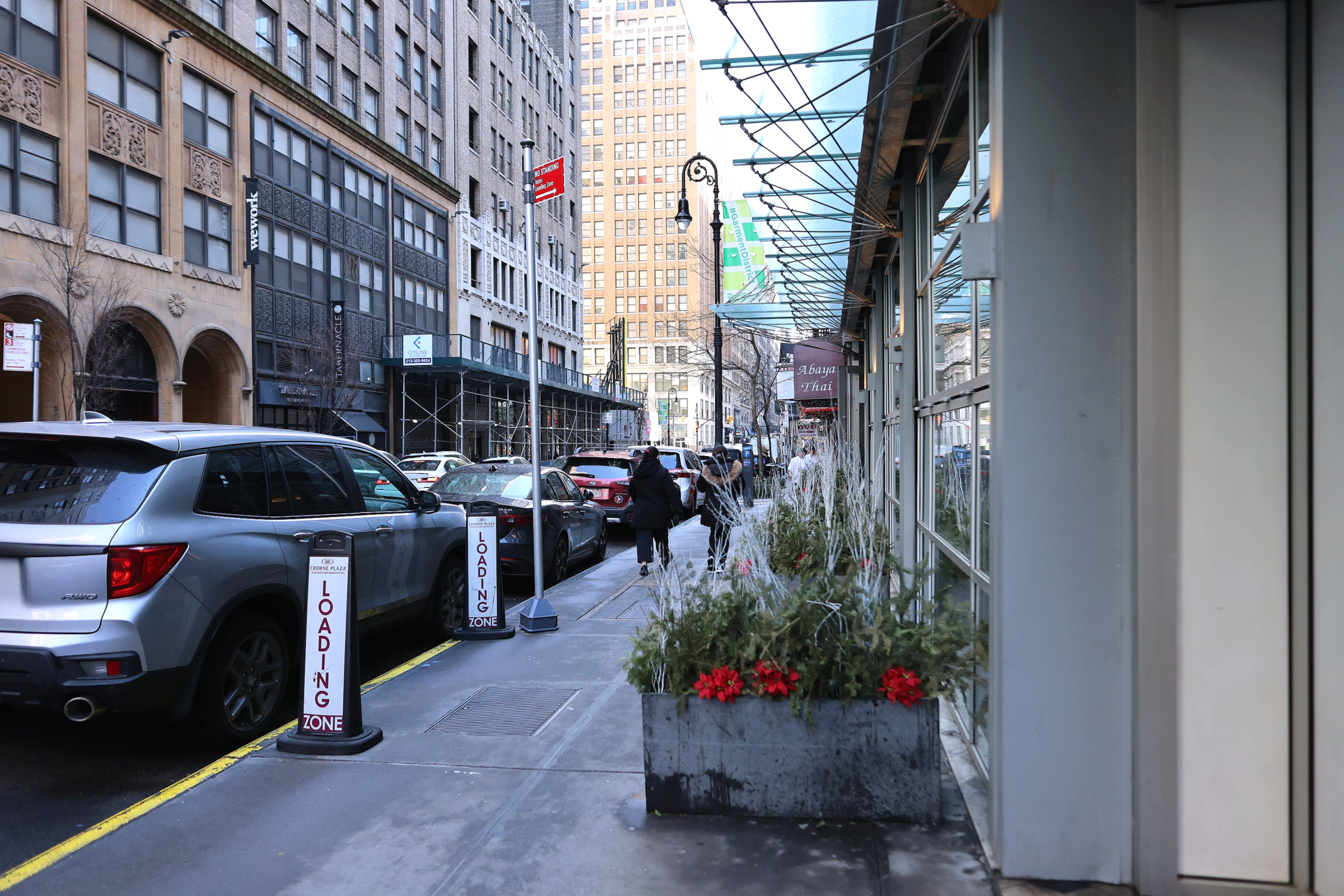Hotel exterior and location of HY36 Crowne Plaza