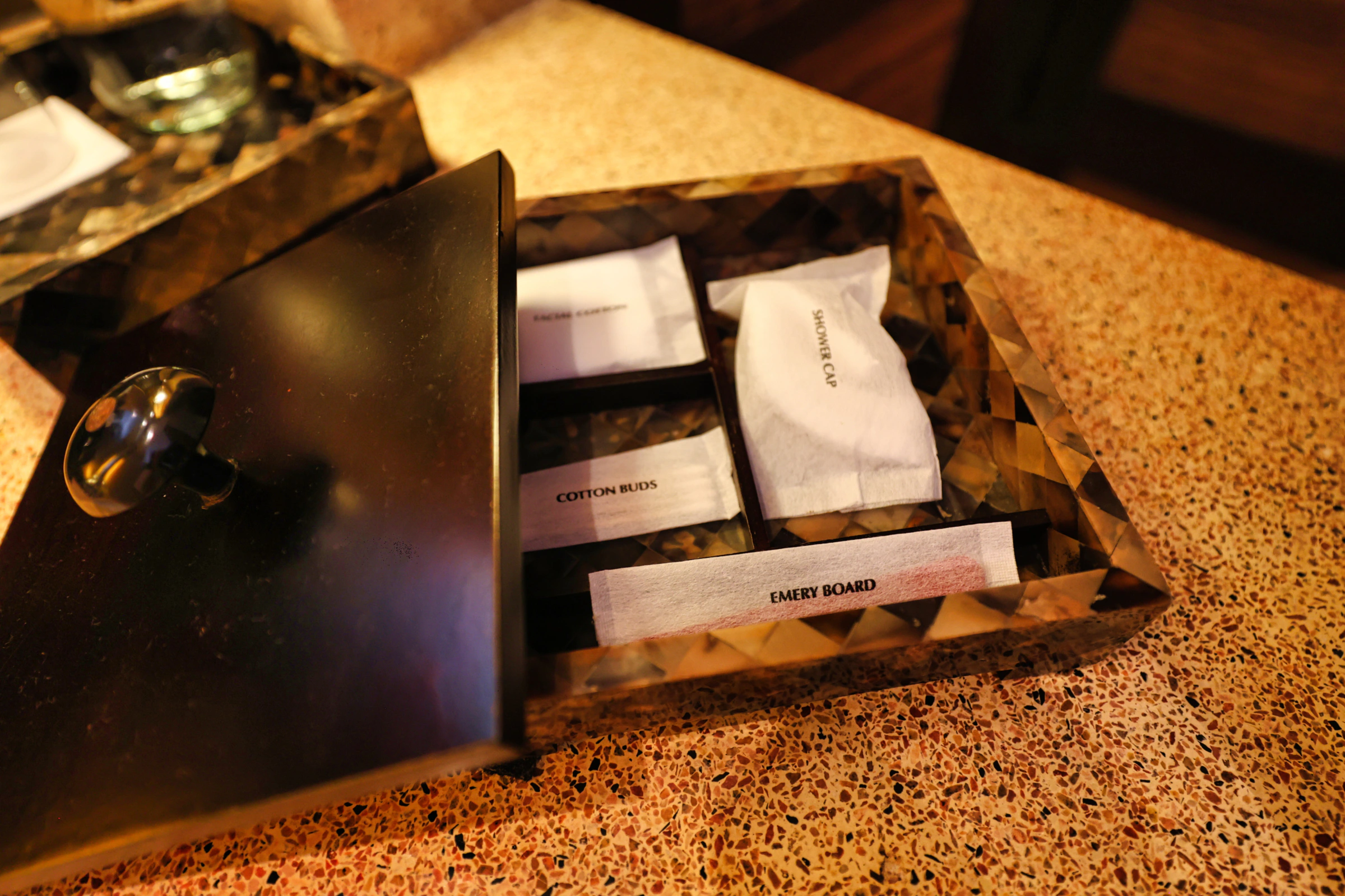 Well-stocked luxury bathroom amenities