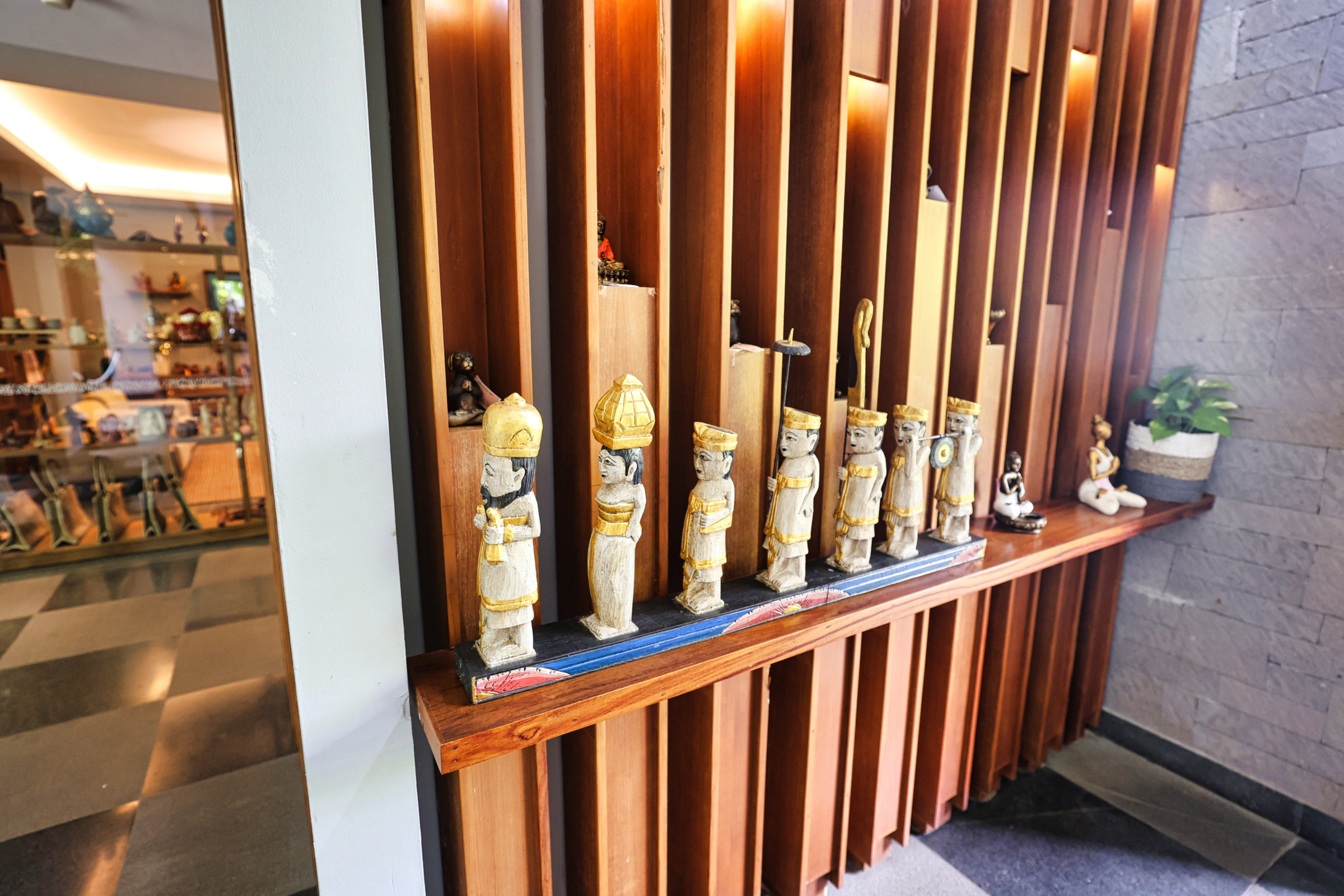 Spa boutique at Maya Sanur with products and souvenirs