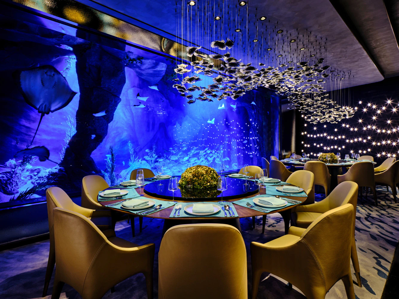 Mr. Fisher underwater restaurant at InterContinental Shanghai Wonderland