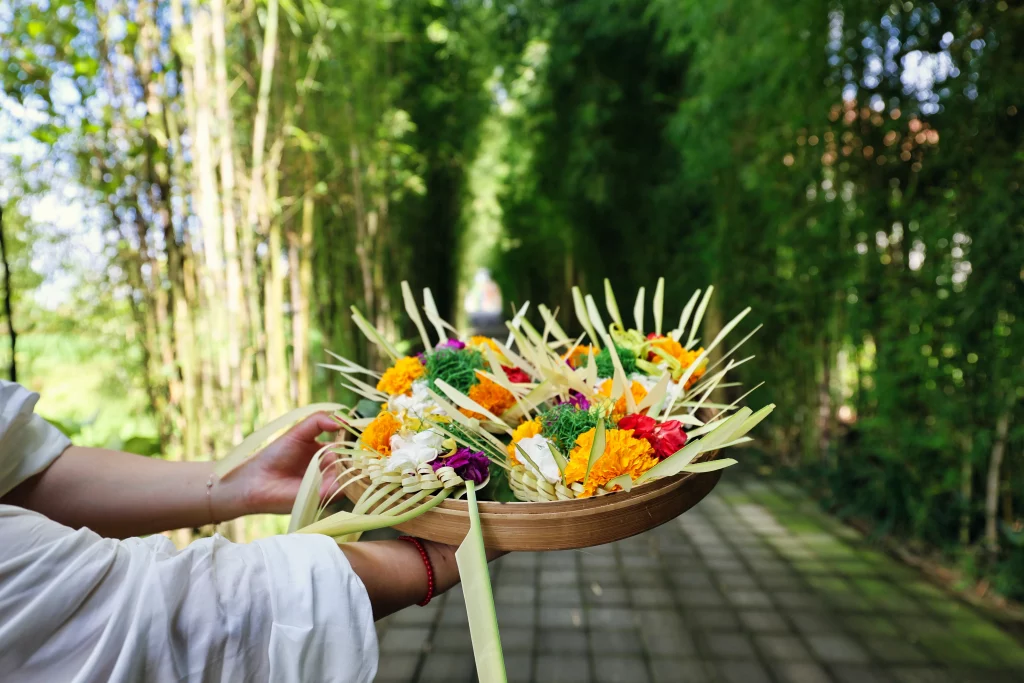 Bali Canang Making Experience at Nandini Jungle Resort | A Traditional Balinese Offering Ritual