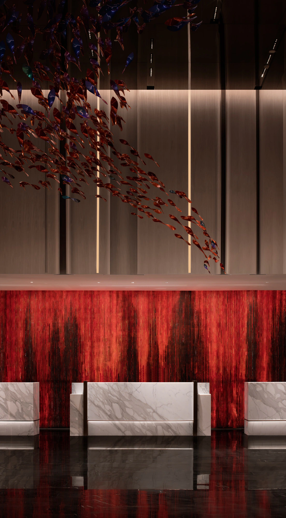 HUALUXE Changfeng Park lobby interior design